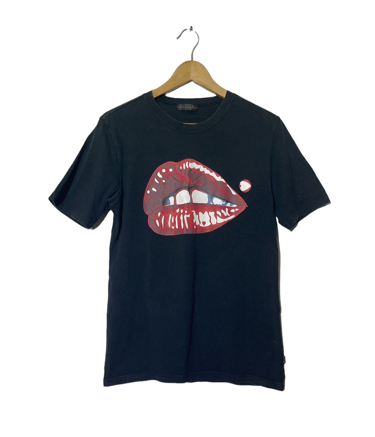 Japanese Brand × Morgan Homme MORGAN HOMME LIPS PRINT T-SHIRT Size US S / EU 44-46 / 1 - 1 Thumbnail