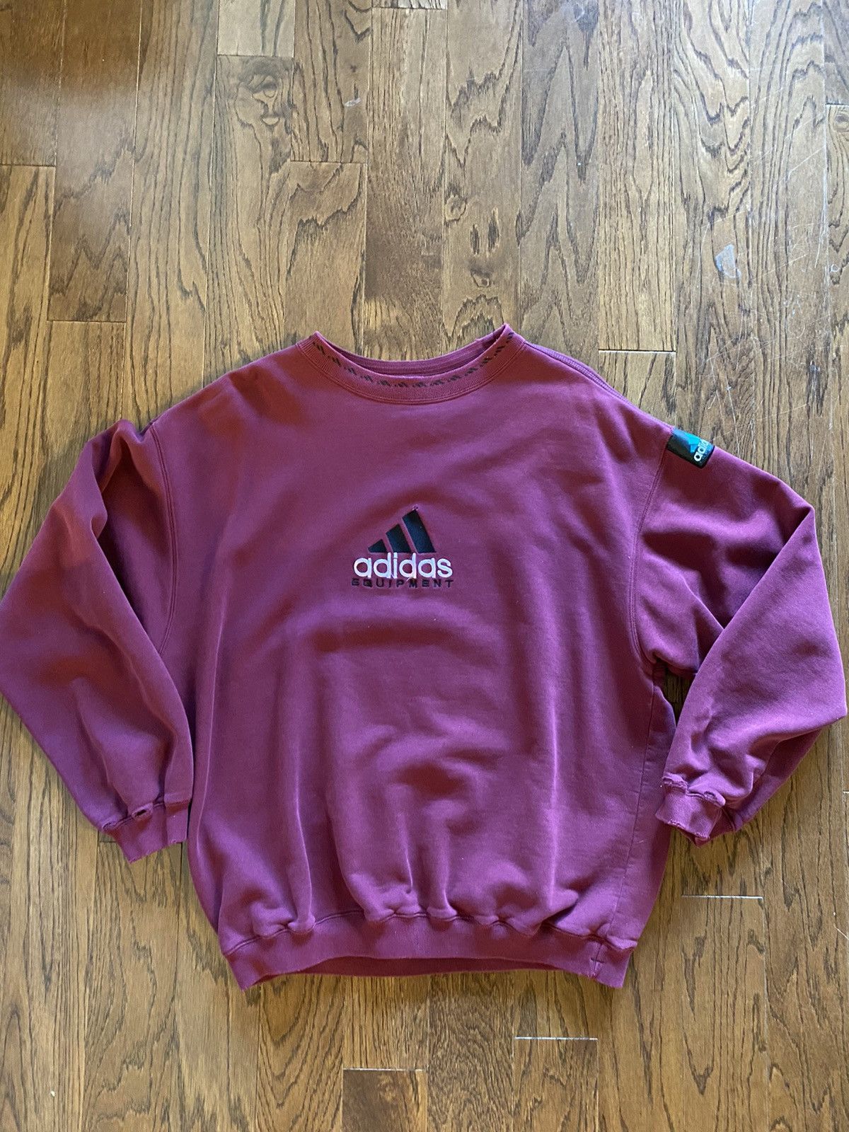 Adidas Center Logo Vintage Crewneck