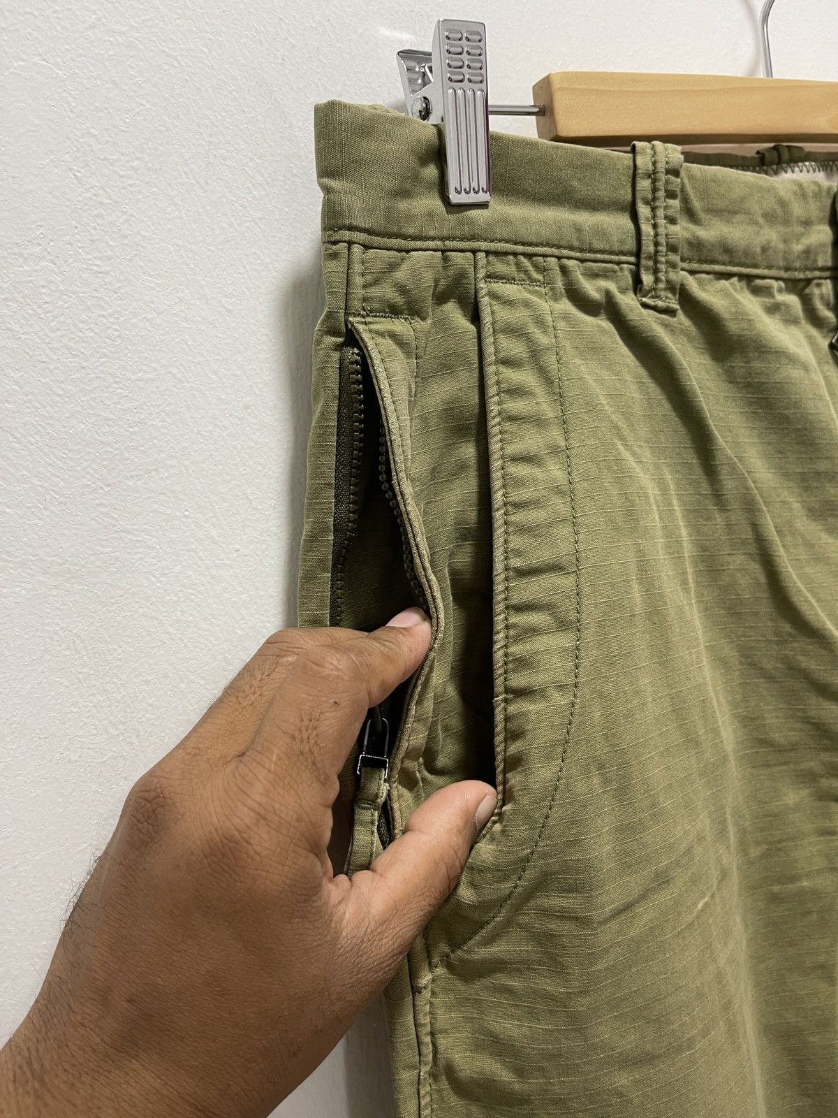 Gap × Vintage GAP MILITARY STYLE ZIPPER LEG TROUSERS PANTS Size US 31 - 6 Thumbnail