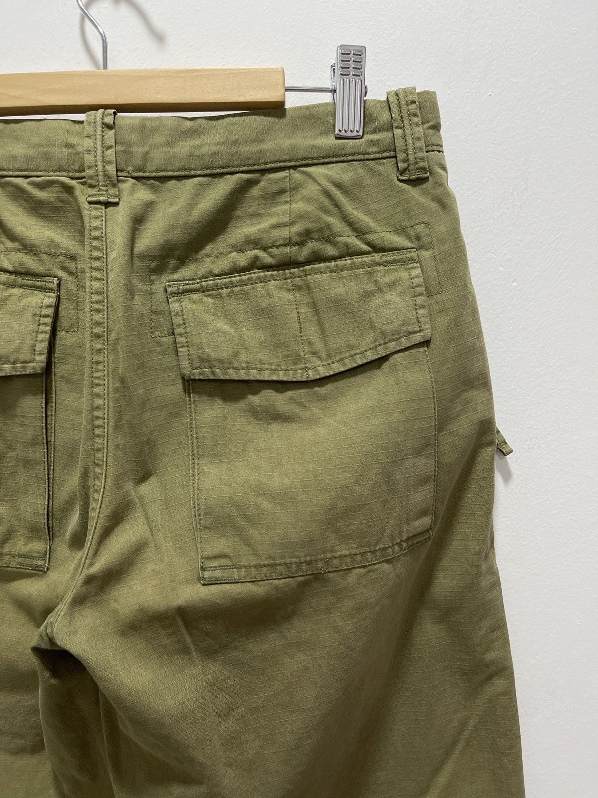 Gap × Vintage GAP MILITARY STYLE ZIPPER LEG TROUSERS PANTS Size US 31 - 9 Thumbnail