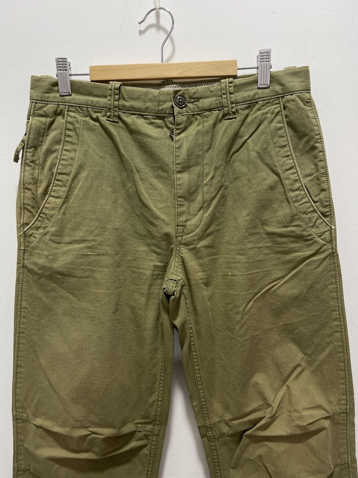Gap × Vintage GAP MILITARY STYLE ZIPPER LEG TROUSERS PANTS Size US 31 - 2 Thumbnail