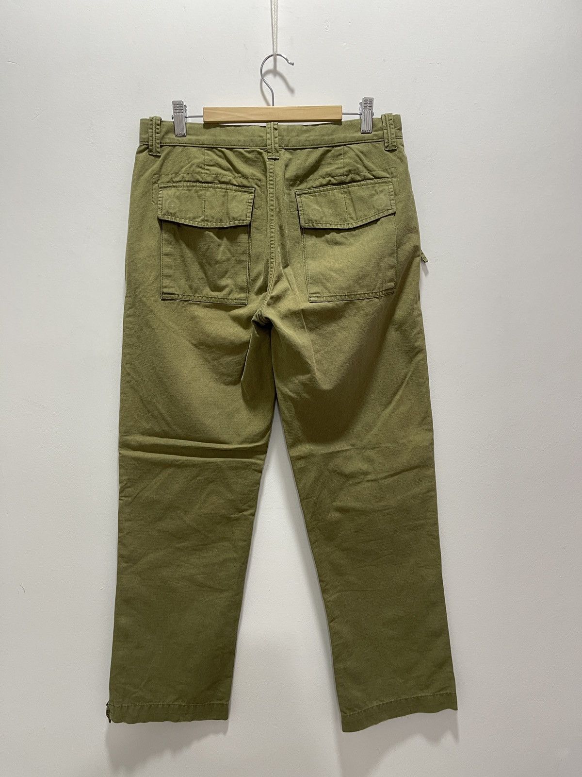 Gap × Vintage GAP MILITARY STYLE ZIPPER LEG TROUSERS PANTS Size US 31 - 8 Thumbnail