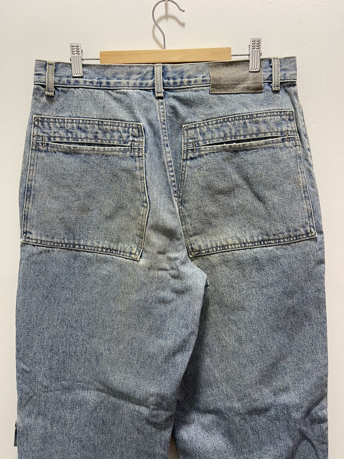 Japanese Brand × Vintage MARITHE FRANCOIS GIRBAUD FLARE HIP HOP STYLE CARGO DENIM Size US 32 / EU 48 - 13 Thumbnail