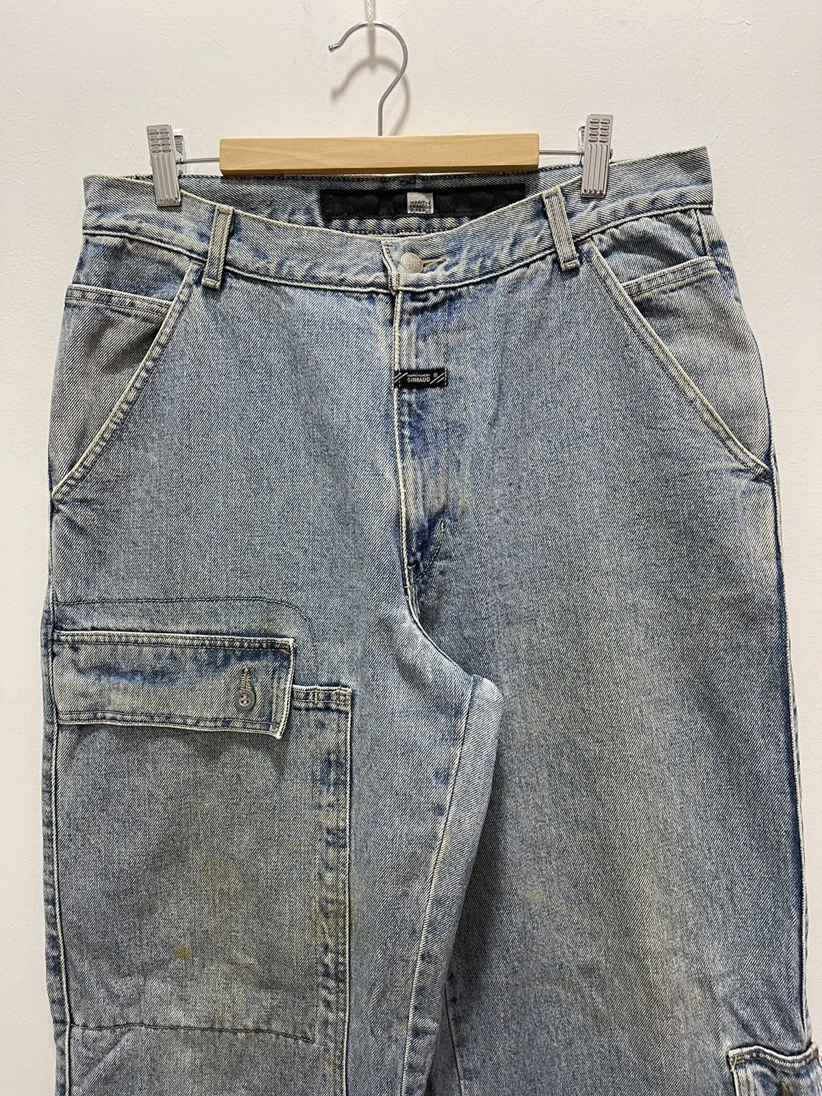 Japanese Brand × Vintage MARITHE FRANCOIS GIRBAUD FLARE HIP HOP STYLE CARGO DENIM Size US 32 / EU 48 - 4 Thumbnail