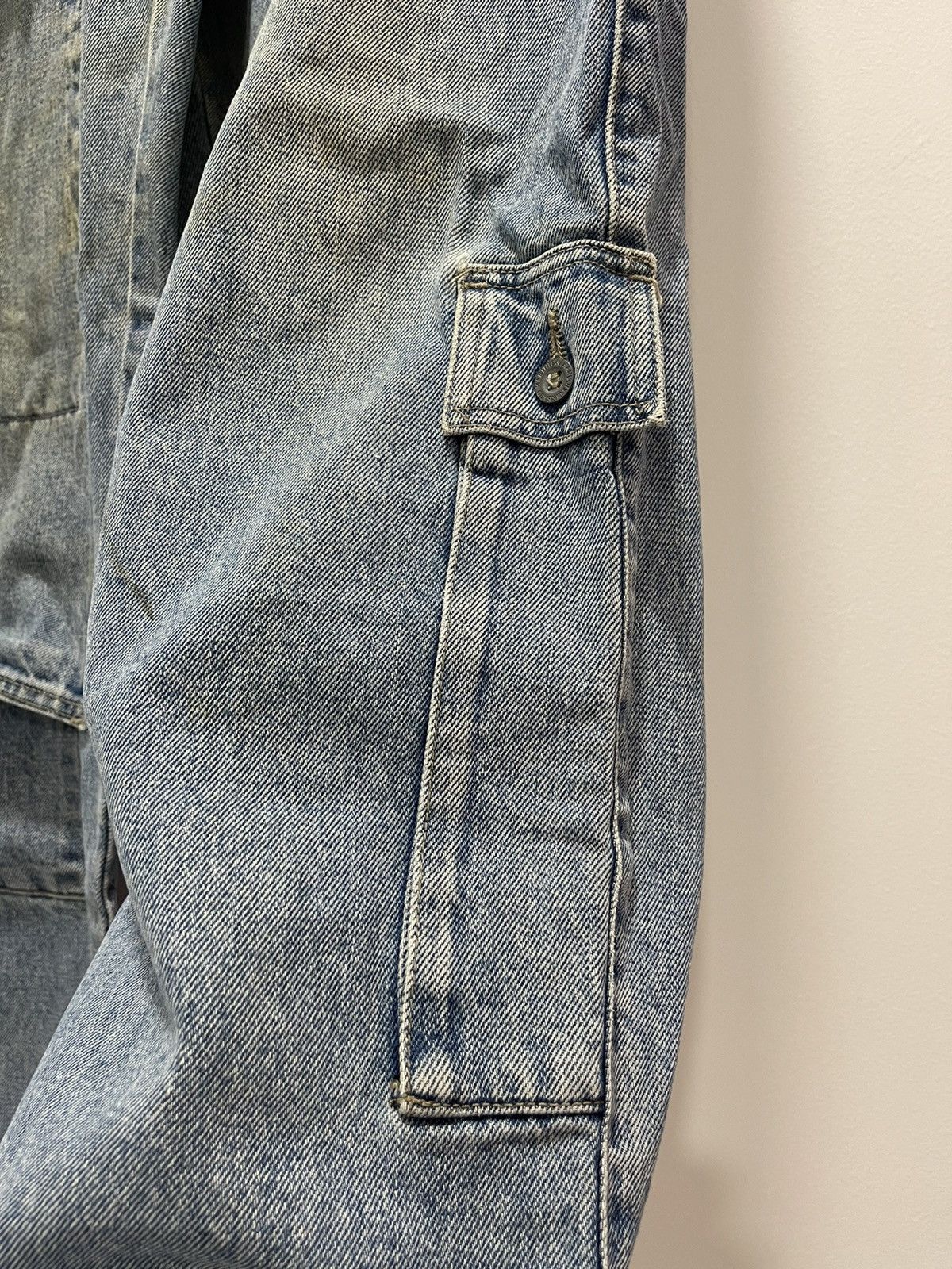 Japanese Brand × Vintage MARITHE FRANCOIS GIRBAUD FLARE HIP HOP STYLE CARGO DENIM Size US 32 / EU 48 - 8 Thumbnail