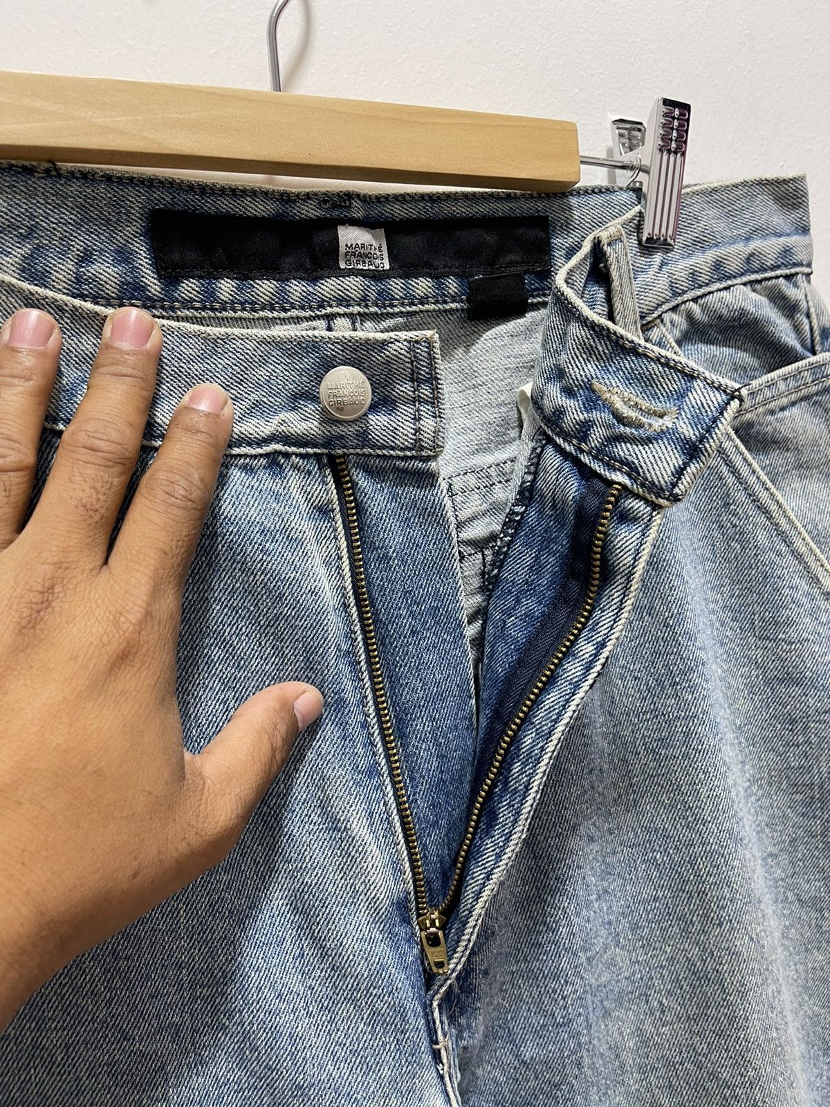 Japanese Brand × Vintage MARITHE FRANCOIS GIRBAUD FLARE HIP HOP STYLE CARGO DENIM Size US 32 / EU 48 - 9 Thumbnail