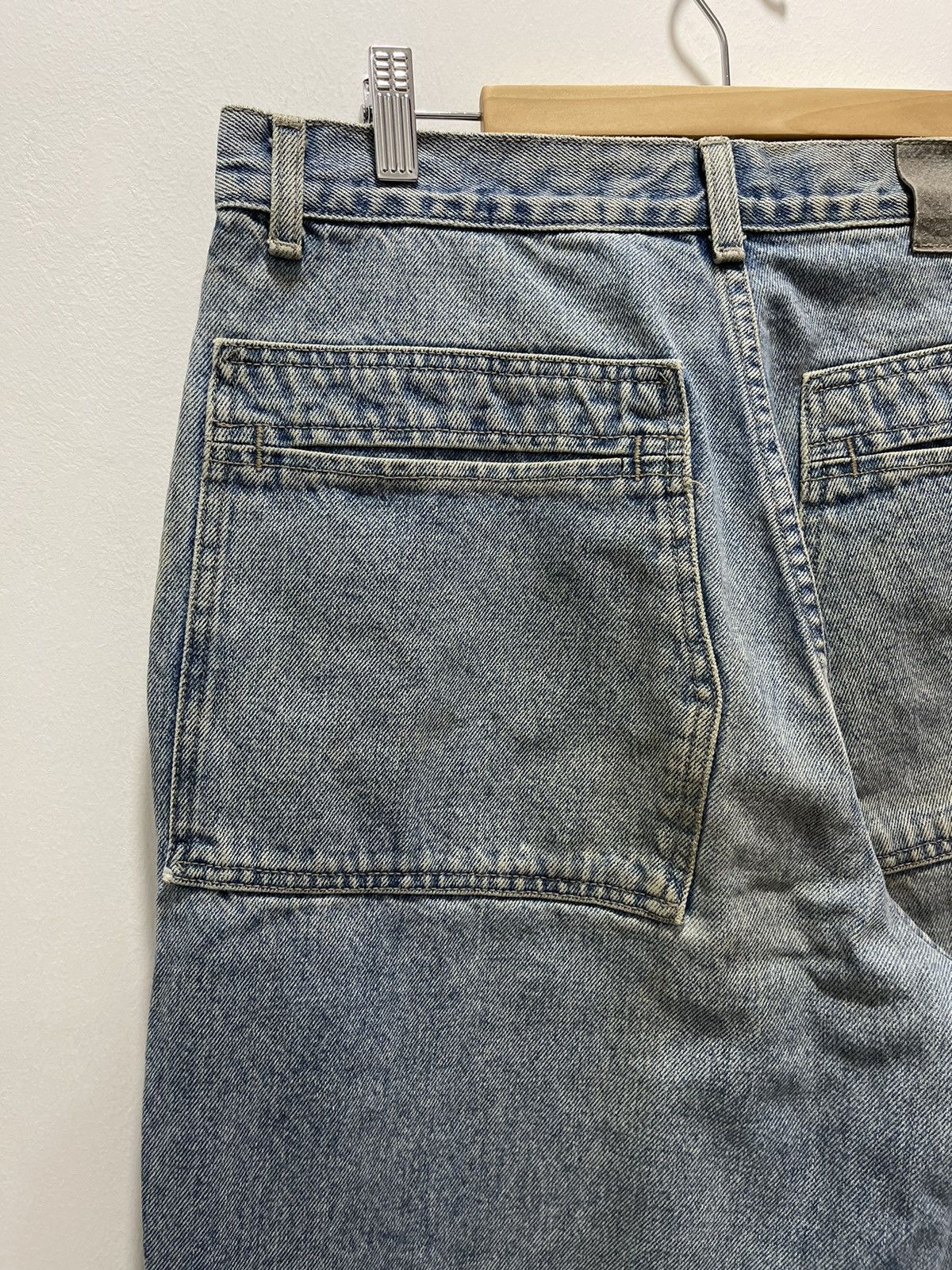 Japanese Brand × Vintage MARITHE FRANCOIS GIRBAUD FLARE HIP HOP STYLE CARGO DENIM Size US 32 / EU 48 - 12 Thumbnail