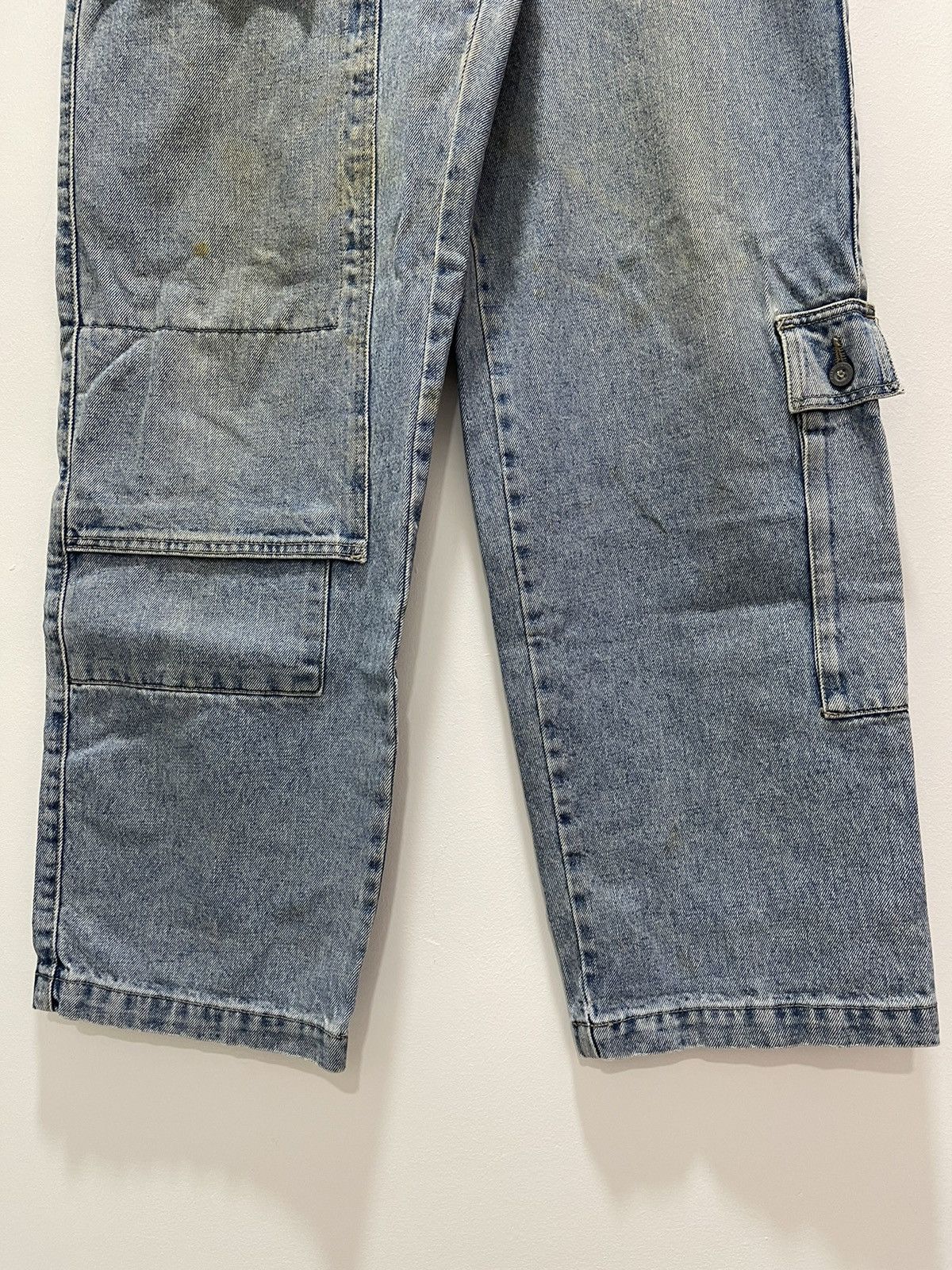 Japanese Brand × Vintage MARITHE FRANCOIS GIRBAUD FLARE HIP HOP STYLE CARGO DENIM Size US 32 / EU 48 - 5 Thumbnail
