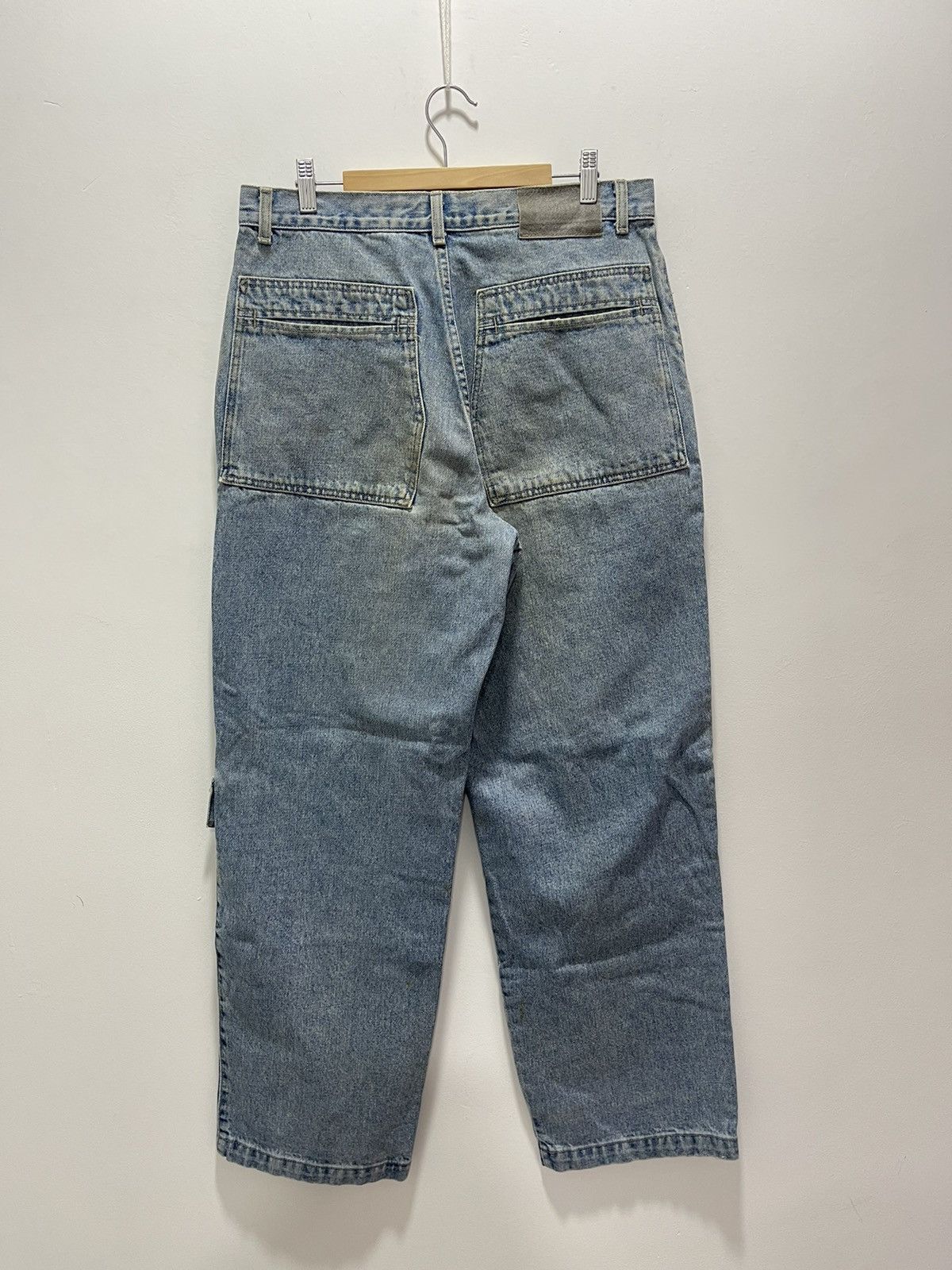 Japanese Brand × Vintage MARITHE FRANCOIS GIRBAUD FLARE HIP HOP STYLE CARGO DENIM Size US 32 / EU 48 - 10 Thumbnail