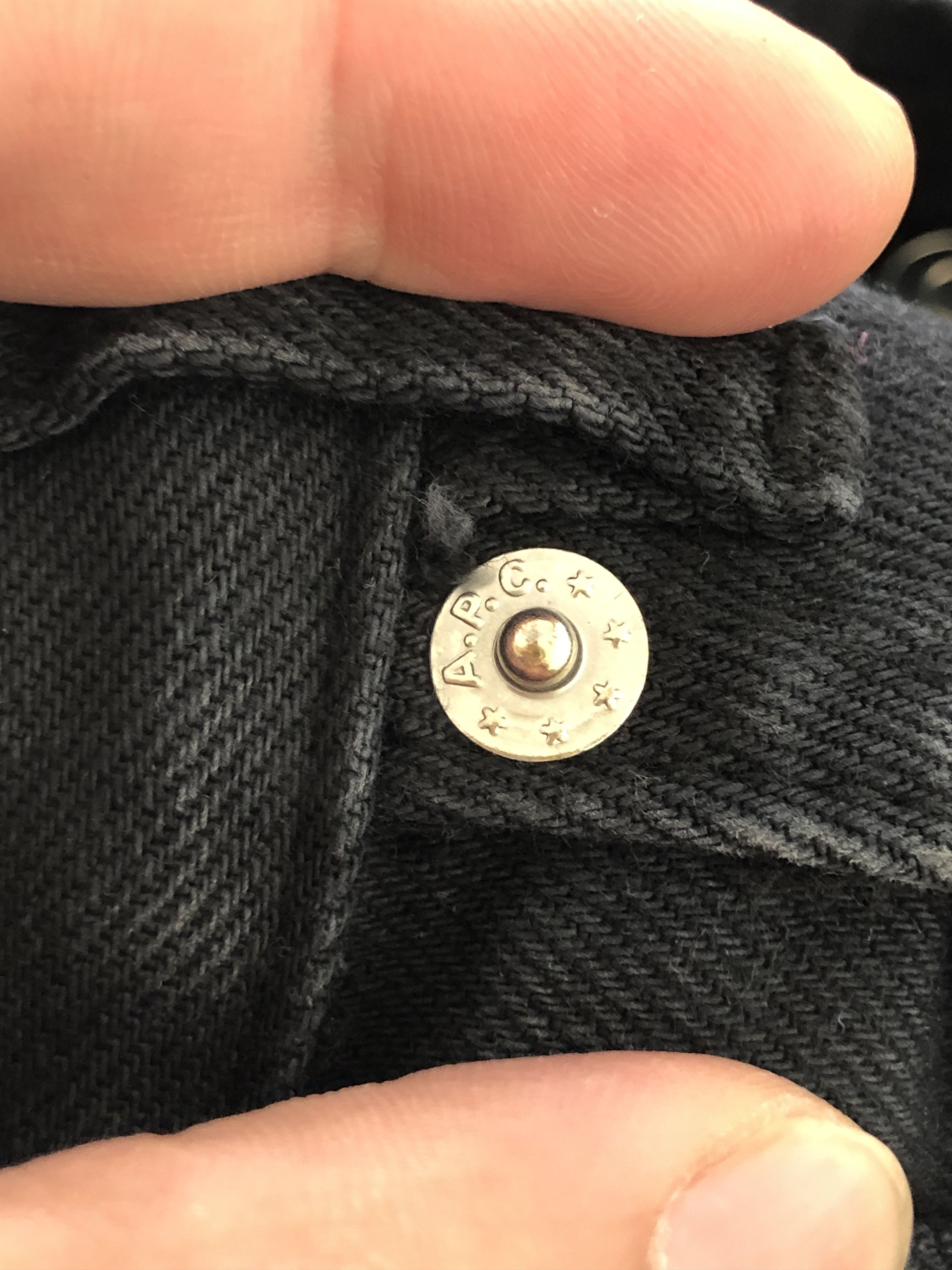 A.P.C. A.P.C. PETIT STANDARD BLACK DENIM Size US 31 - 6 Thumbnail