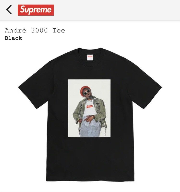 Supreme Andre 3000 Photo Tee Size US M / EU 48-50 / 2 - 1 Thumbnail