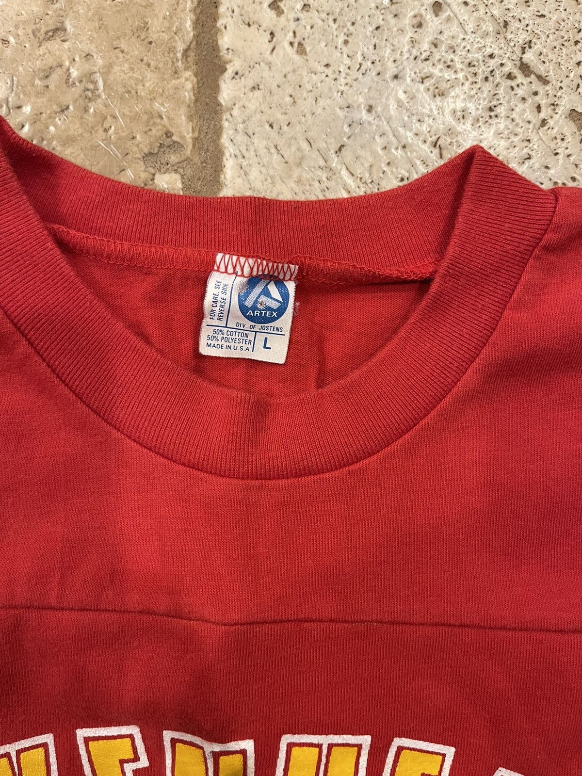 Other Vintage Peanuts Snoopy 60s England Boue Football T-shirt Size US L / EU 52-54 / 3 - 4 Thumbnail