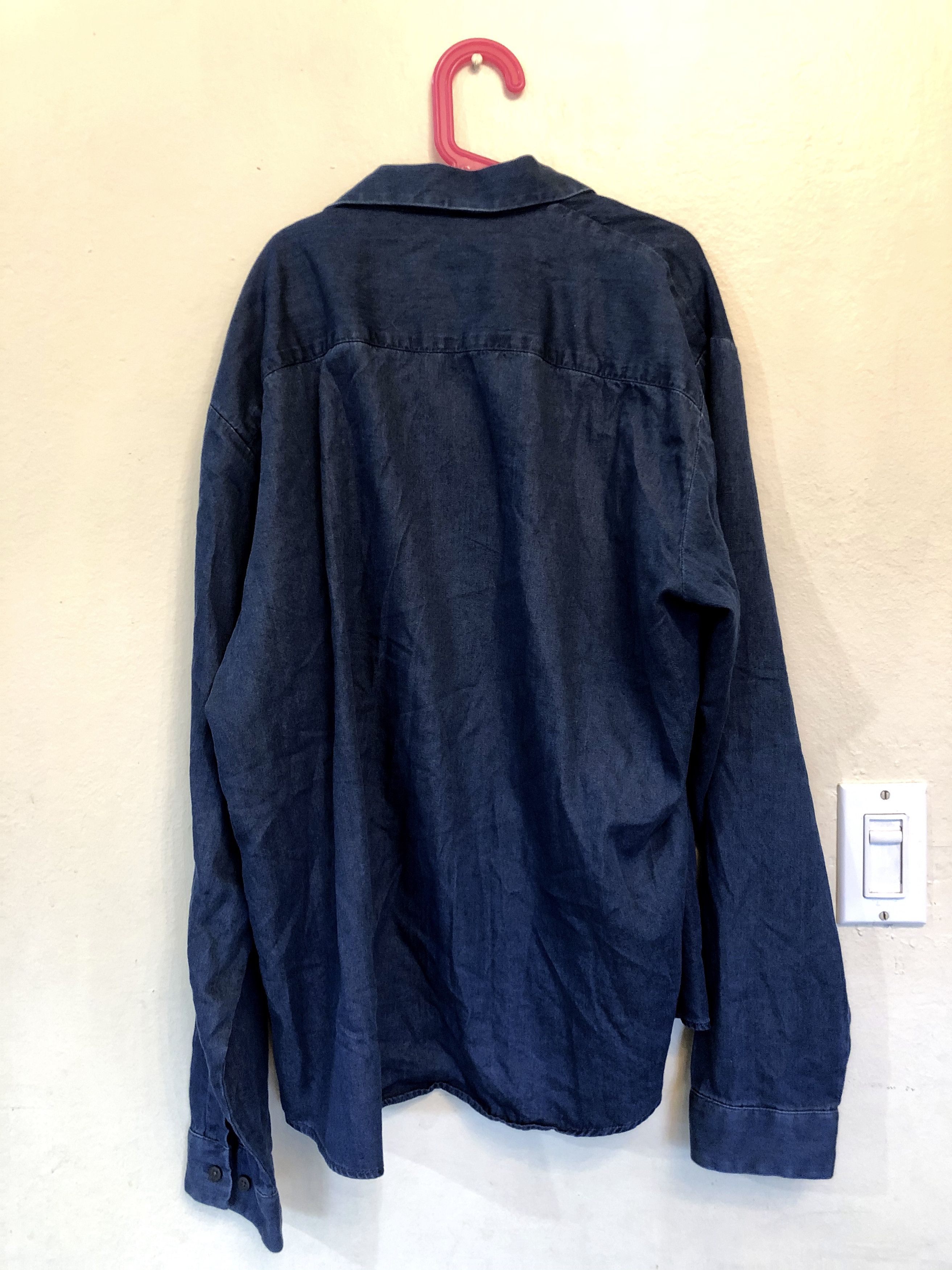 Japanese Brand × Muji Muji Indian Cotton Denim Square Cut Shirt Size US S / EU 44-46 / 1 - 6 Thumbnail