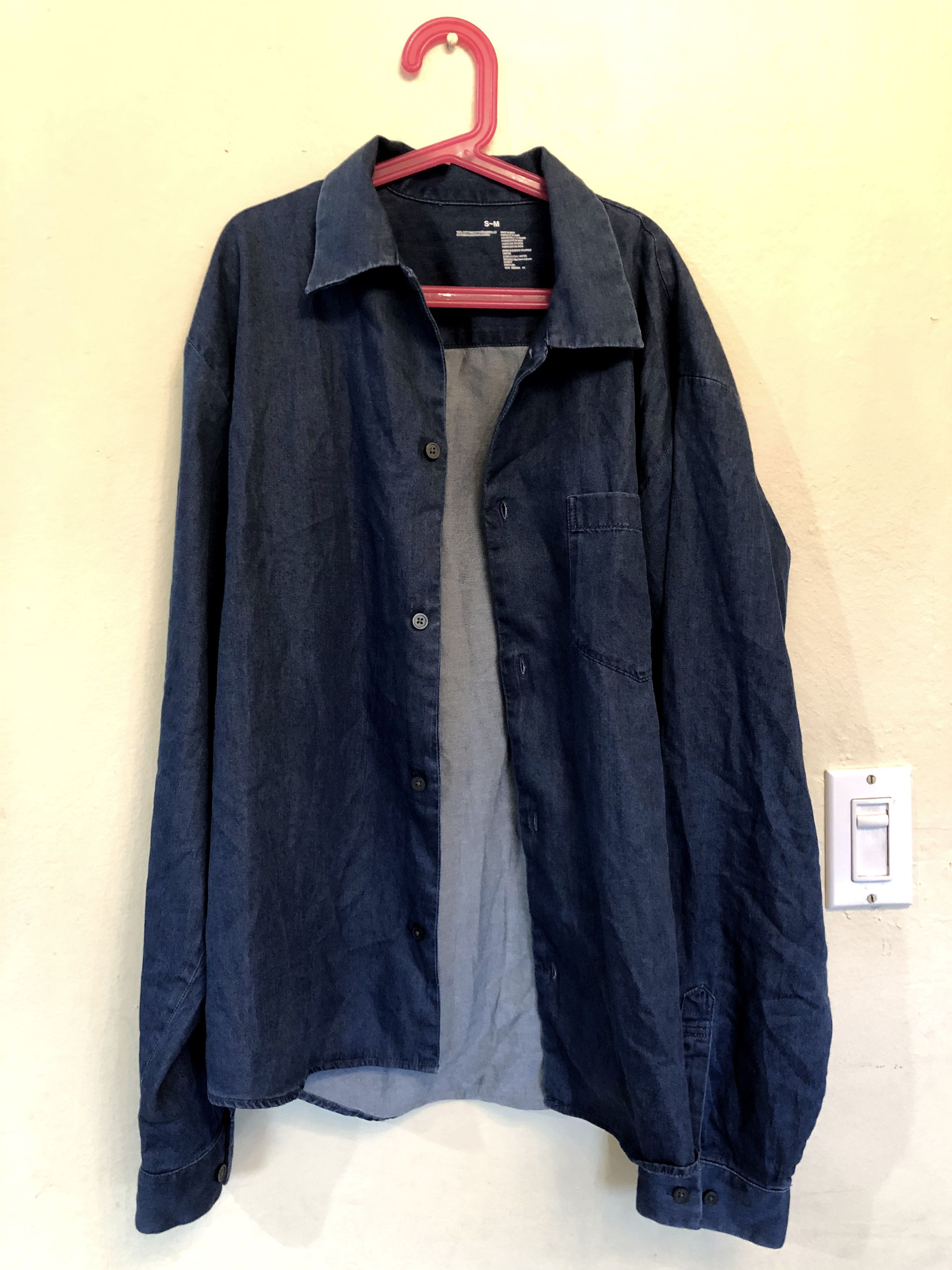 Japanese Brand × Muji Muji Indian Cotton Denim Square Cut Shirt Size US S / EU 44-46 / 1 - 4 Thumbnail