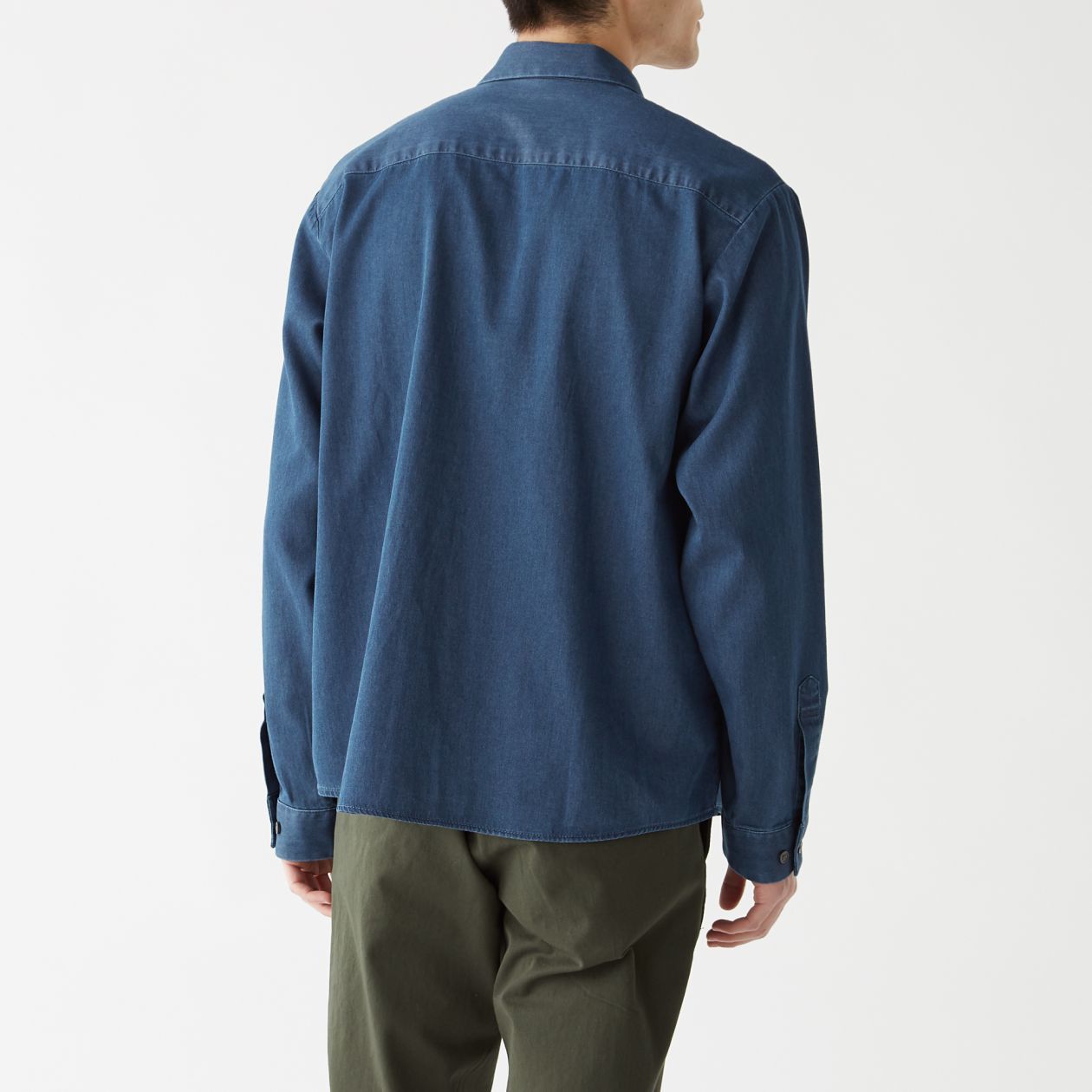 Japanese Brand × Muji Muji Indian Cotton Denim Square Cut Shirt Size US S / EU 44-46 / 1 - 3 Thumbnail