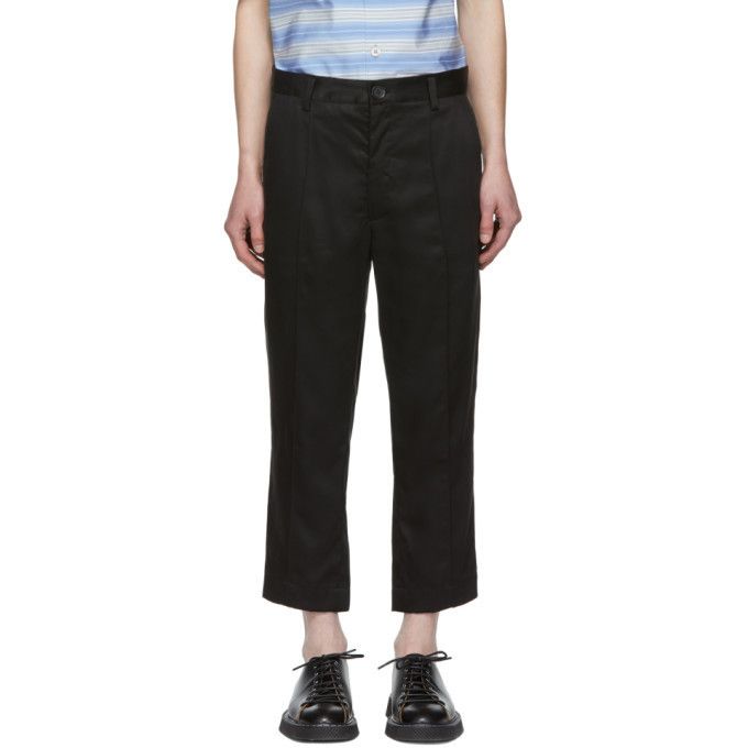 Goodfight Goodfight Black Permapress Trousers Size US 28 / EU 44 - 1 Thumbnail