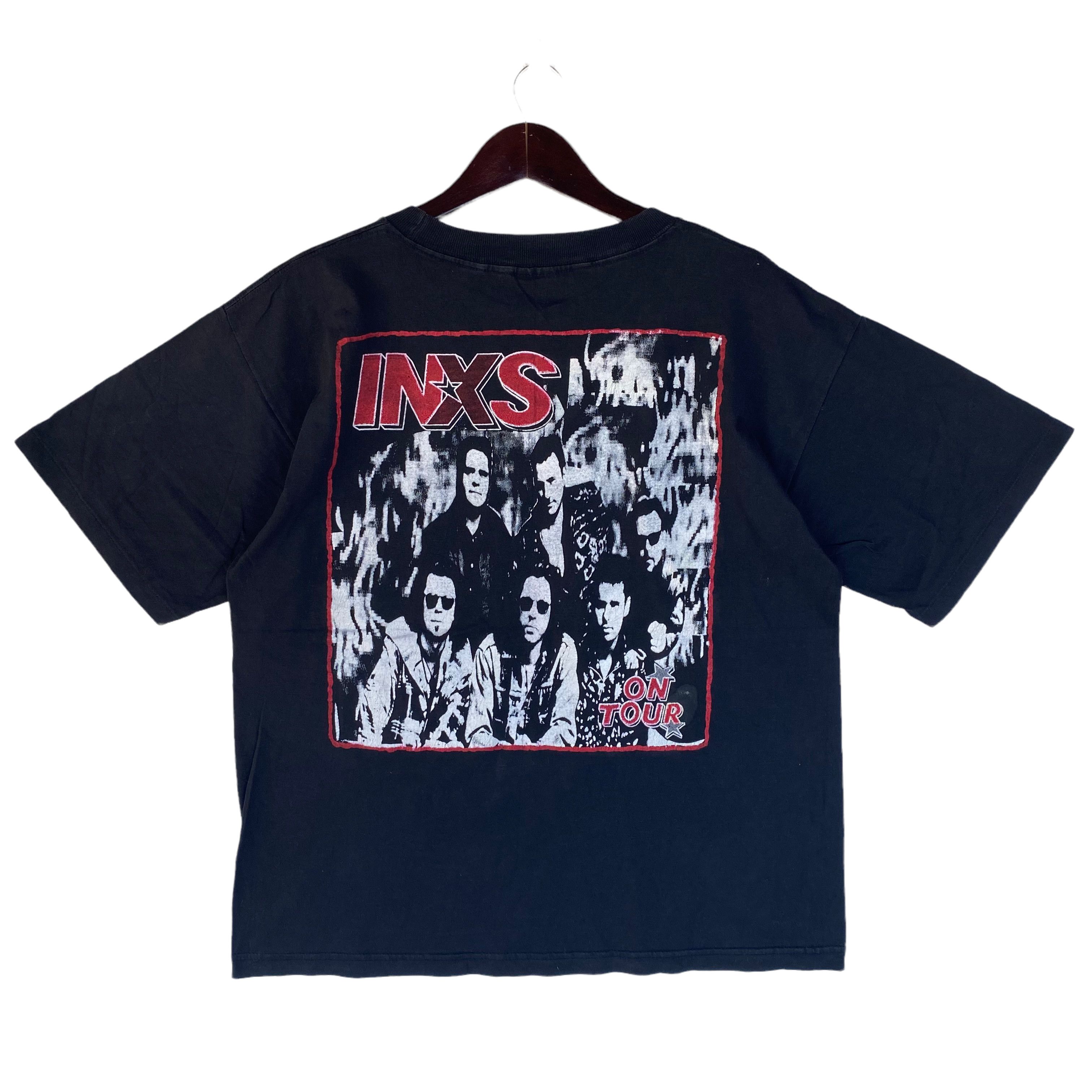 Band Tees 💥VINTAGE INXS new wave band USA tee shirt Size US L / EU 52-54 / 3 - 1 Thumbnail