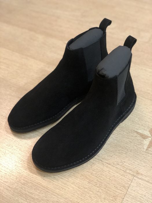 Saint Laurent Paris Oran Chelsea Boots Suede Black Nero | Grailed