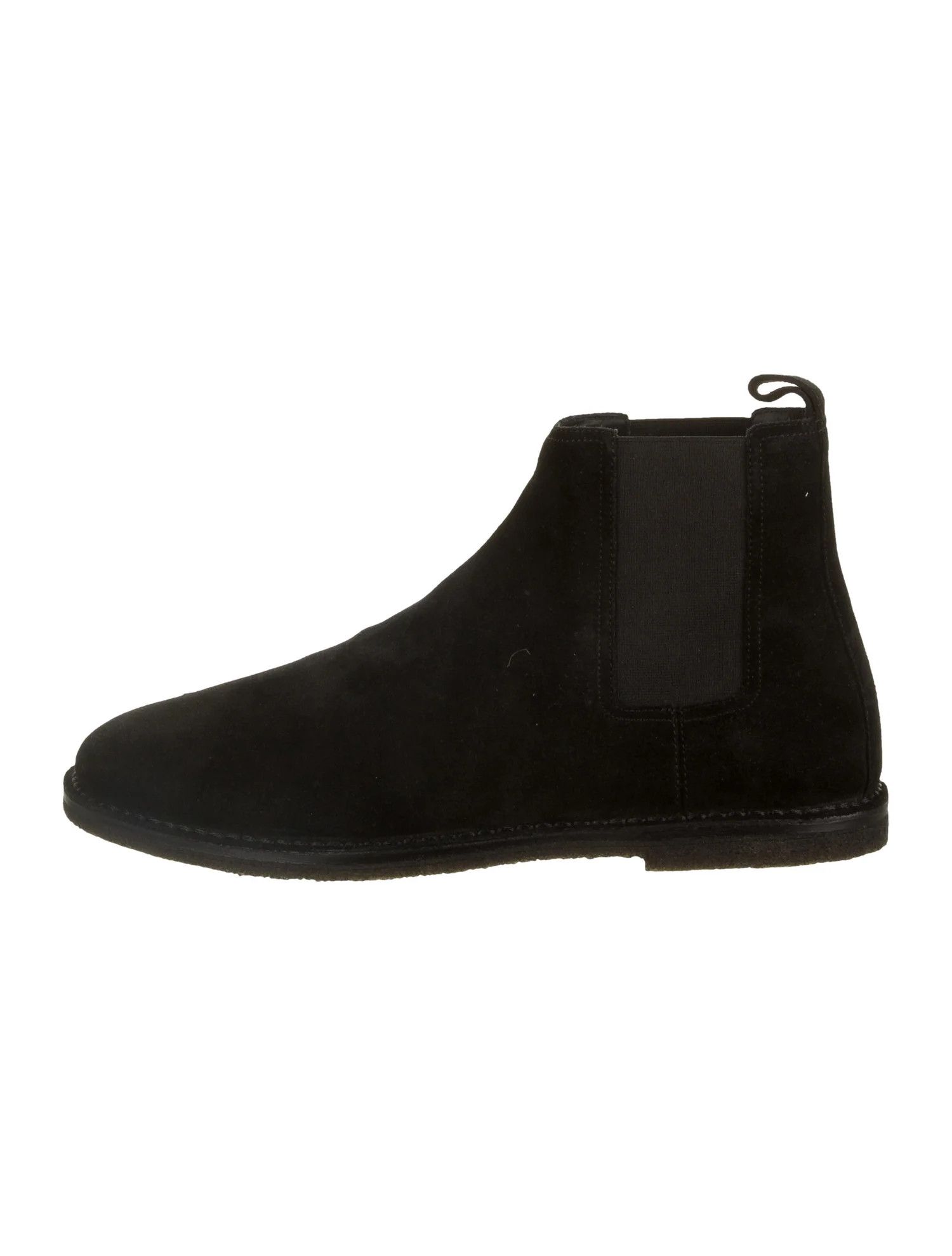 Saint Laurent Paris Oran Chelsea Boots Suede Black Nero Size US 8 / EU 41 - 6 Thumbnail