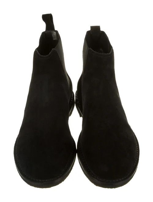 Saint Laurent Paris Oran Chelsea Boots Suede Black Nero Size US 8 / EU 41 - 5 Thumbnail