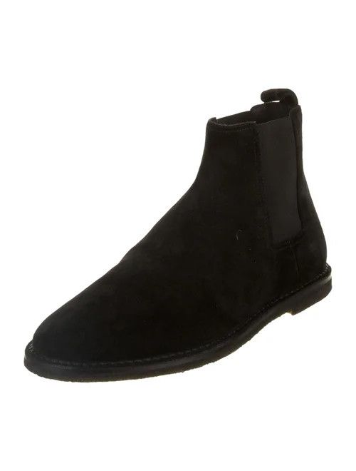 Saint Laurent Paris Oran Chelsea Boots Suede Black Nero Size US 8 / EU 41 - 7 Thumbnail