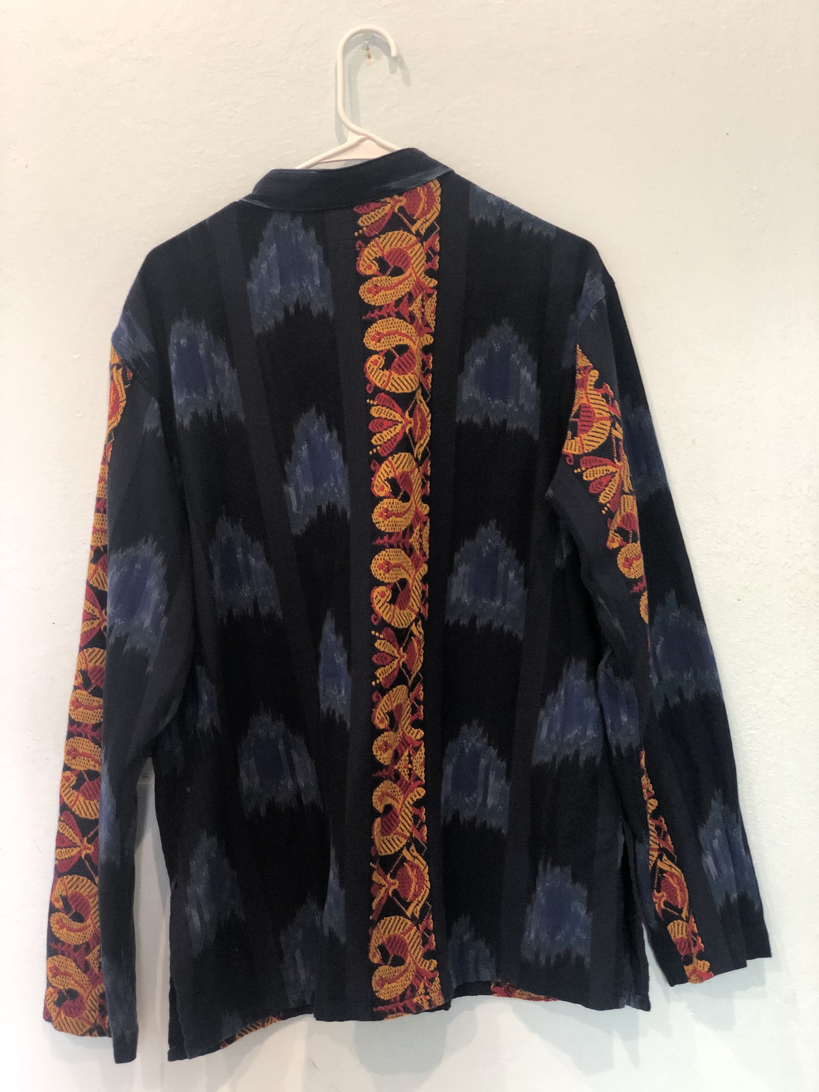 Engineered Garments × Nepenthes Dayton Shirt in Blue Ethnic Jacquard Stripe Size US S / EU 44-46 / 1 - 5 Thumbnail