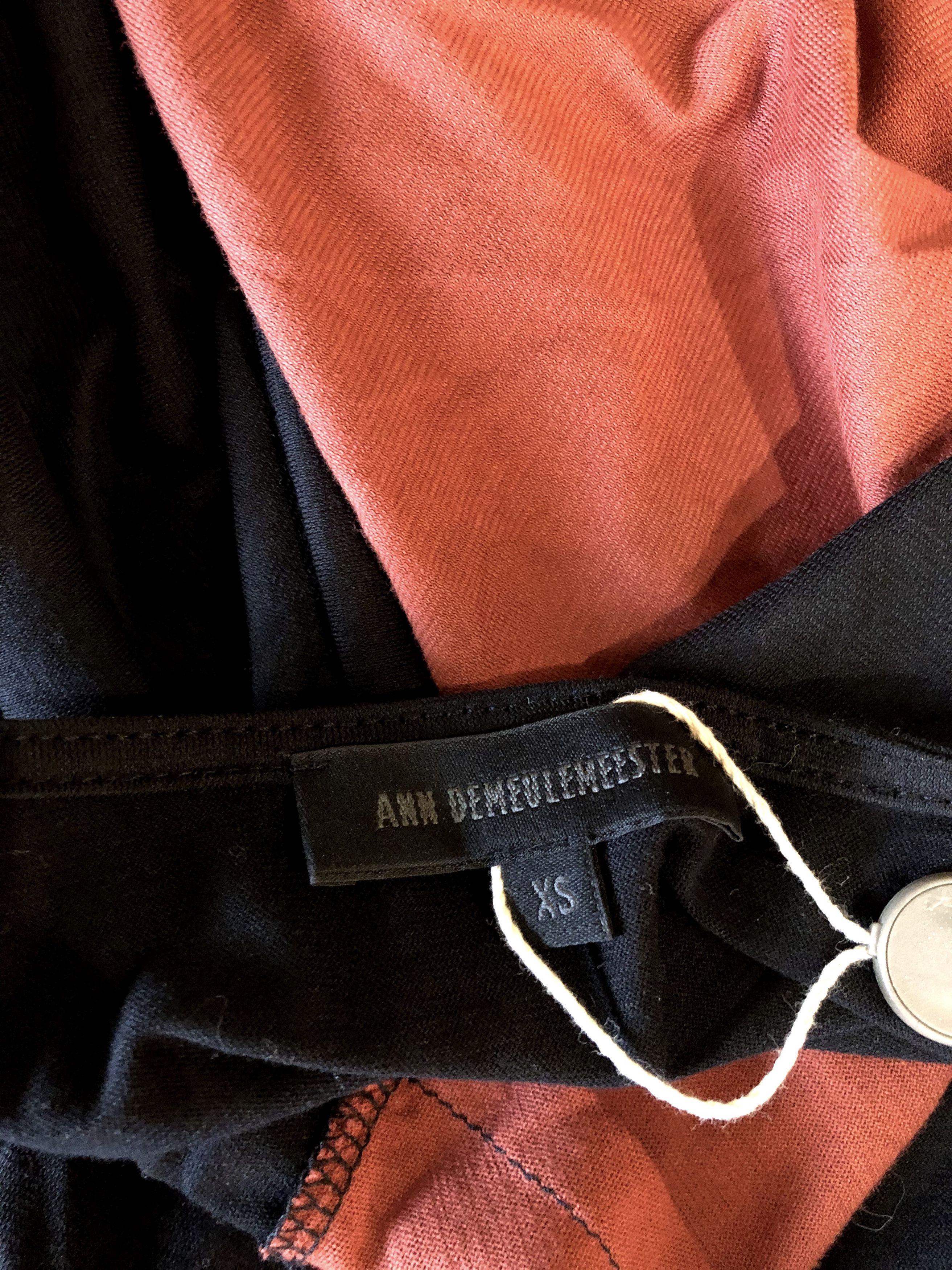 Ann Demeulemeester Ann Demeulemeester Red/White/Black Cotton Tank Size US XS / EU 42 / 0 - 4 Thumbnail