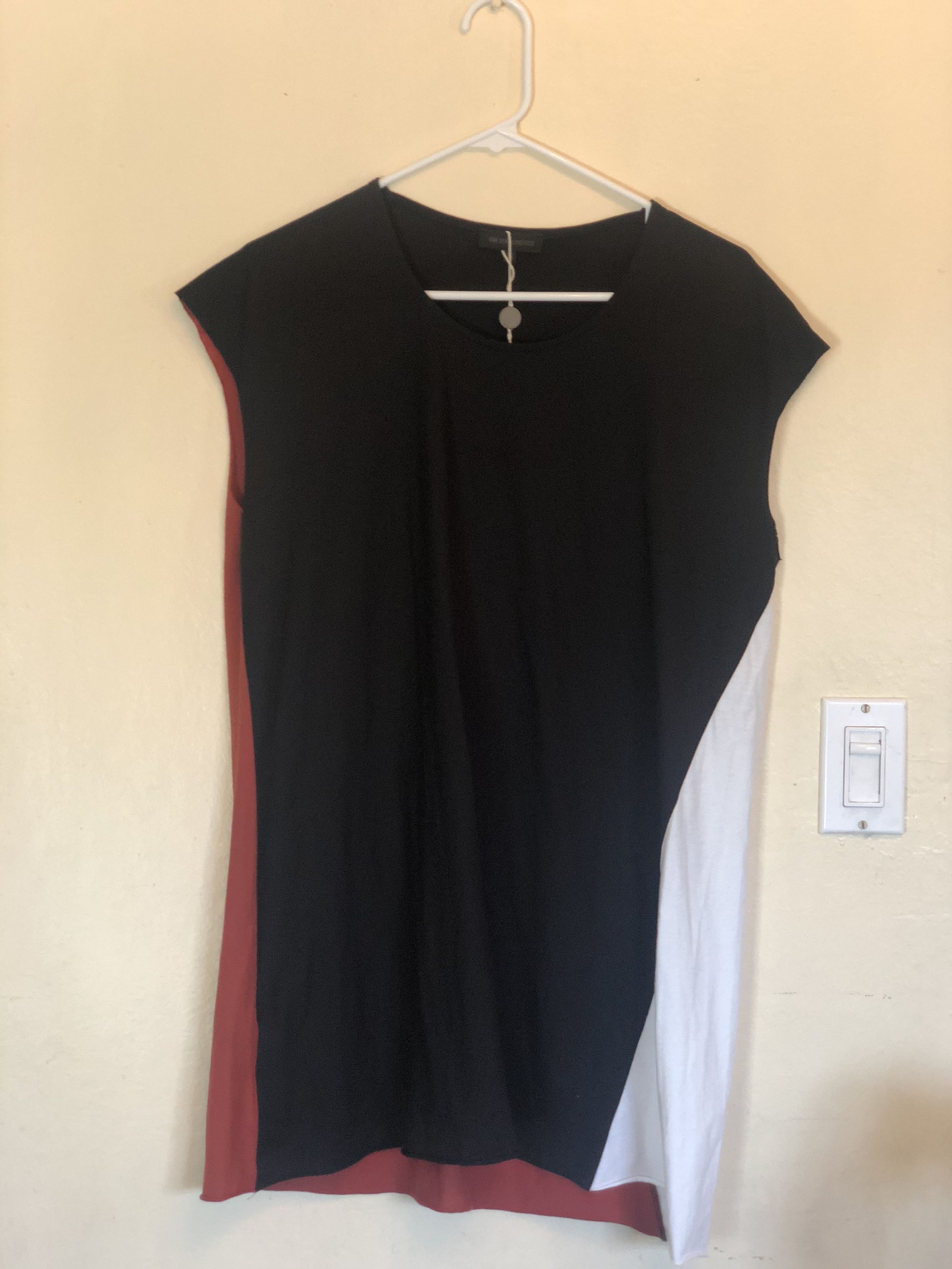 Ann Demeulemeester Ann Demeulemeester Red/White/Black Cotton Tank Size US XS / EU 42 / 0 - 1 Thumbnail