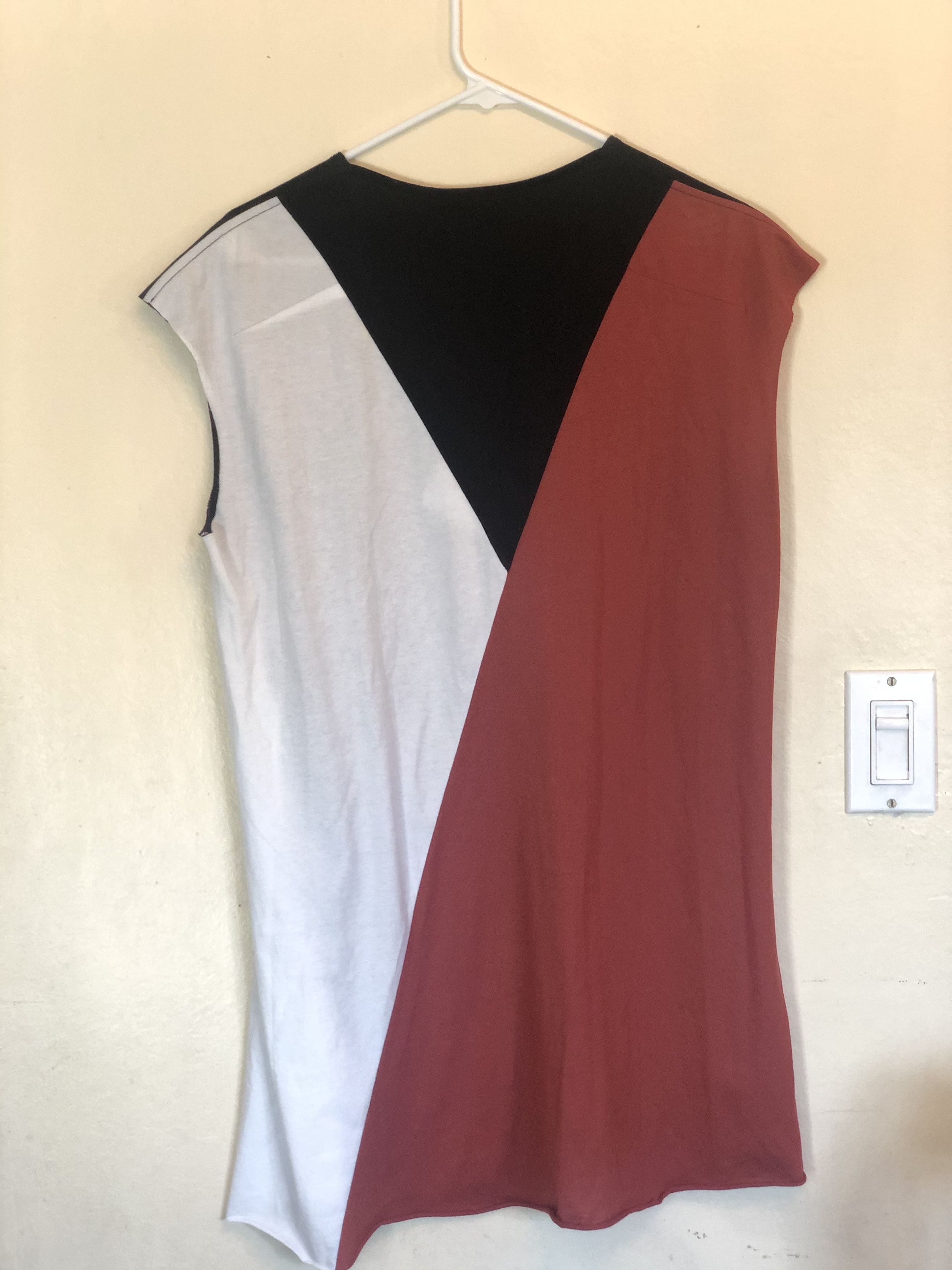 Ann Demeulemeester Ann Demeulemeester Red/White/Black Cotton Tank Size US XS / EU 42 / 0 - 2 Thumbnail