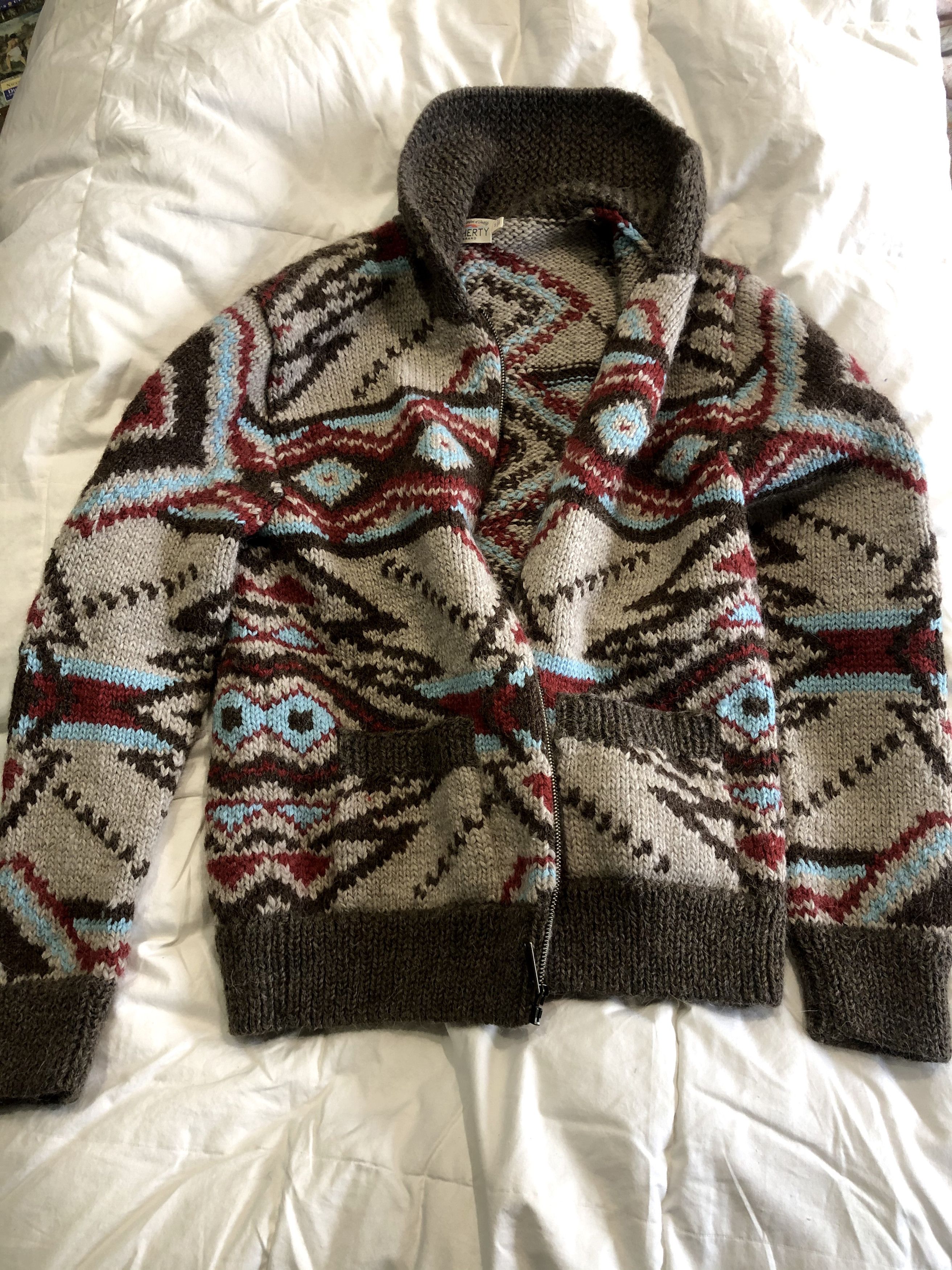 Faherty Huron Cowichan Zip Cardigan Size US S / EU 44-46 / 1 - 1 Thumbnail