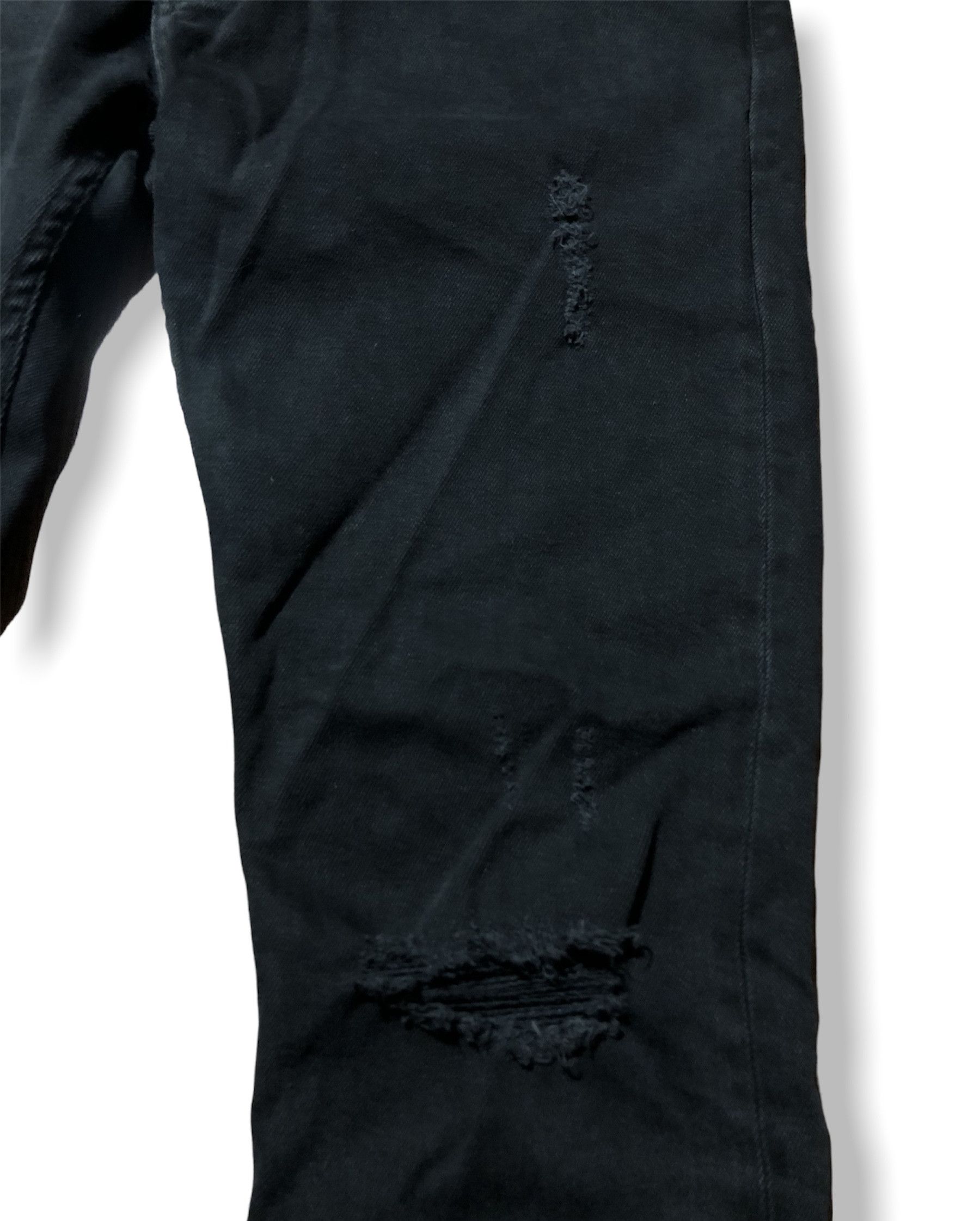 Sandro Sandro Paris Black Low Rise Slim Fit Skinny Jeans Pants Size US 34 / EU 50 - 3 Thumbnail