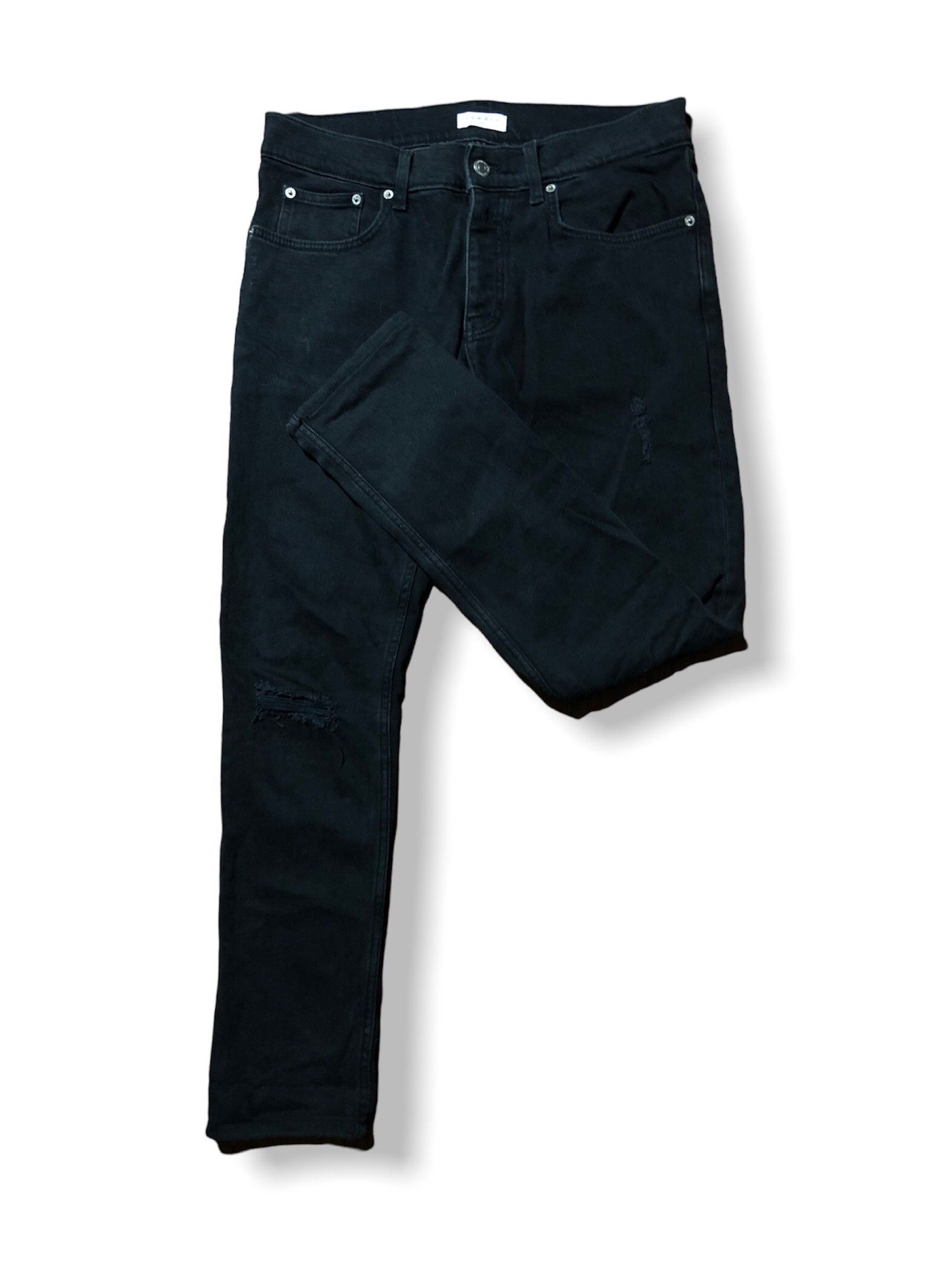 Sandro Sandro Paris Black Low Rise Slim Fit Skinny Jeans Pants Size US 34 / EU 50 - 1 Thumbnail