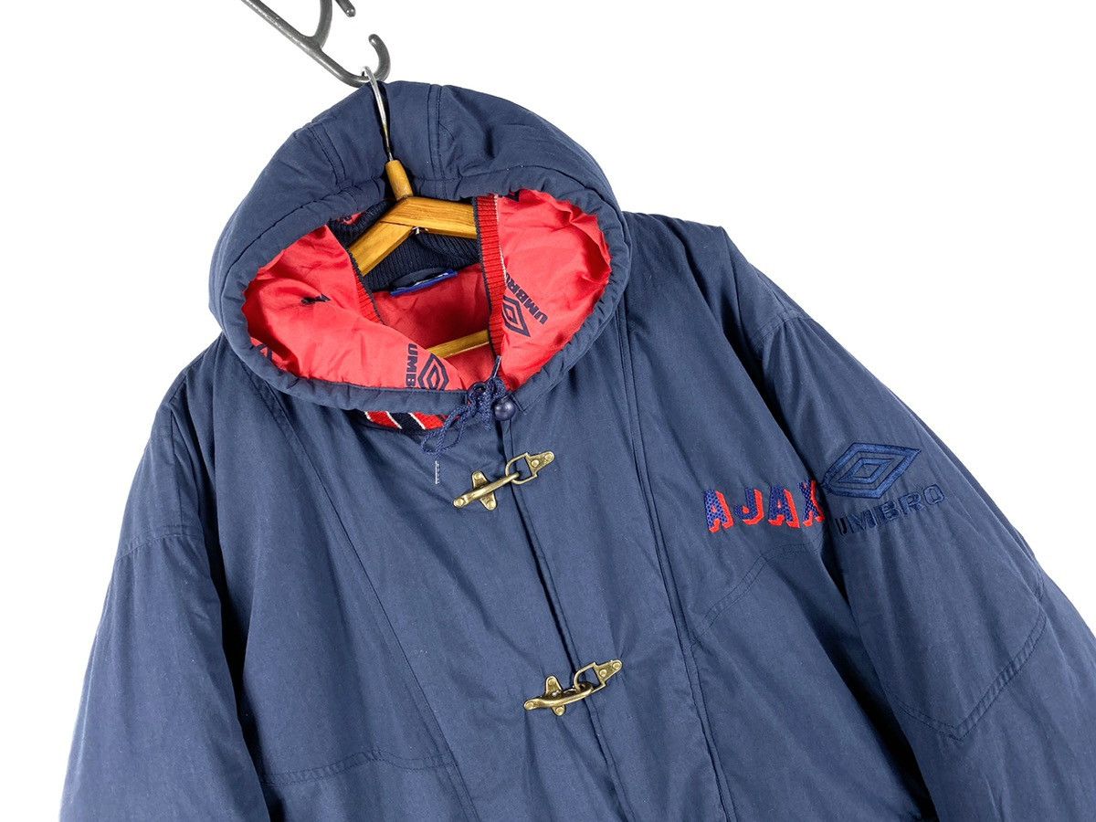 Umbro × Vintage vintage Umbro Ajax Amsterdam Jacket Down Puffer 80s 90s Size US L / EU 52-54 / 3 - 2 Thumbnail