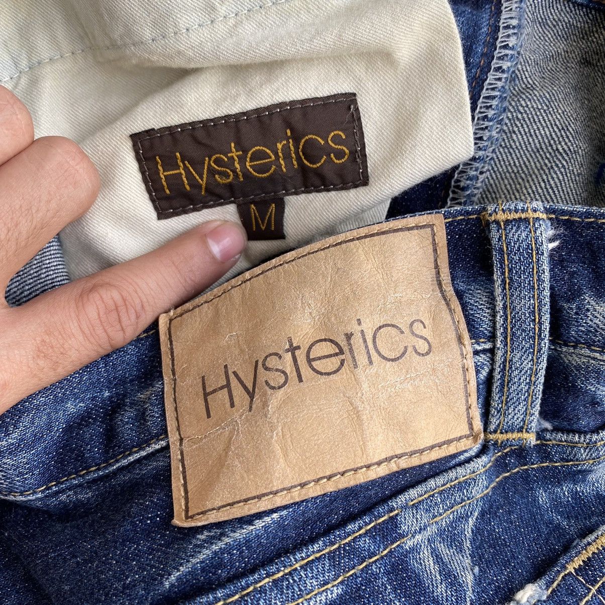 Hysteric Glamour Hysteric Glamour Patchwork Distressed Denim Blue Jeans Pants Size US 34 / EU 50 - 17 Thumbnail