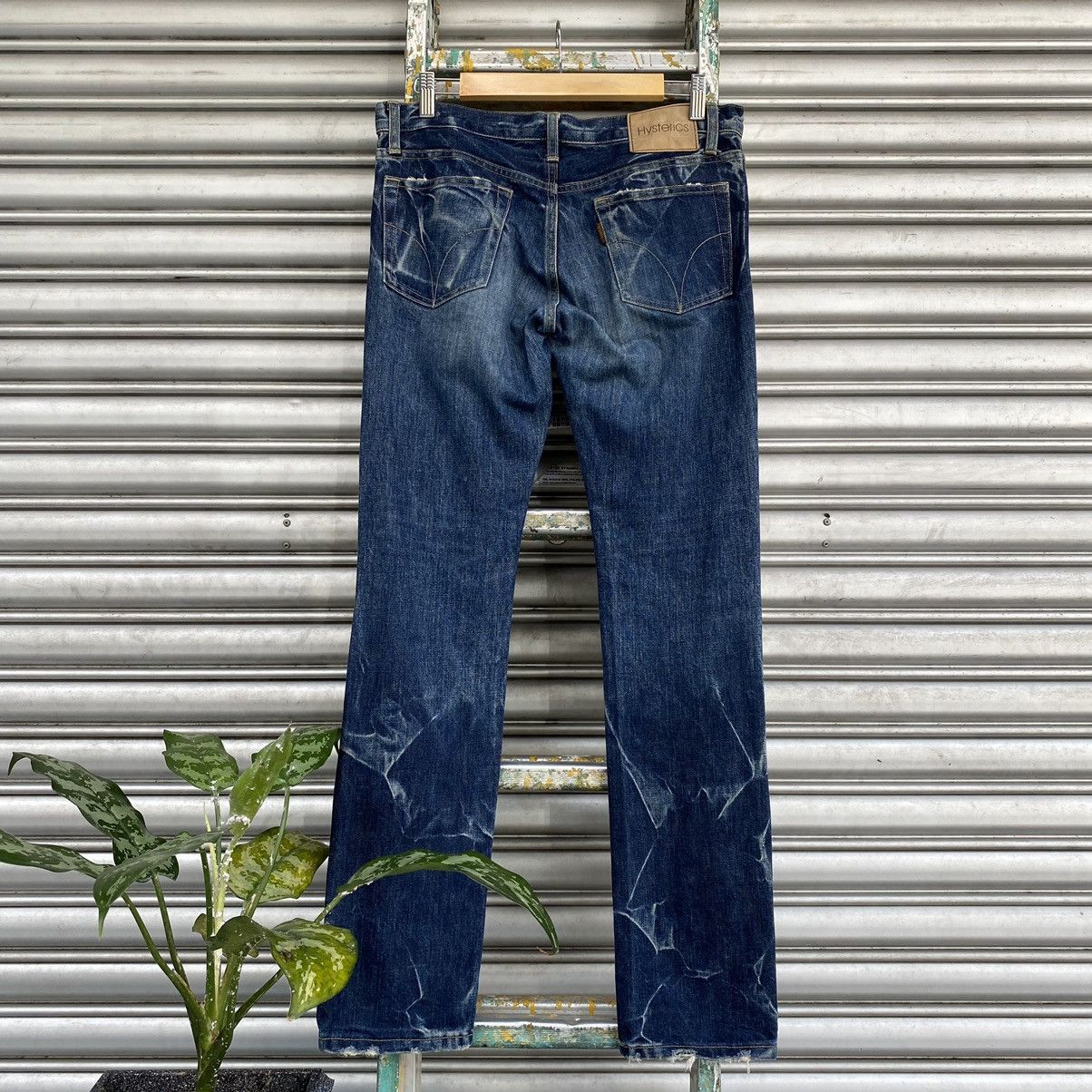 Hysteric Glamour Hysteric Glamour Patchwork Distressed Denim Blue Jeans Pants Size US 34 / EU 50 - 2 Thumbnail