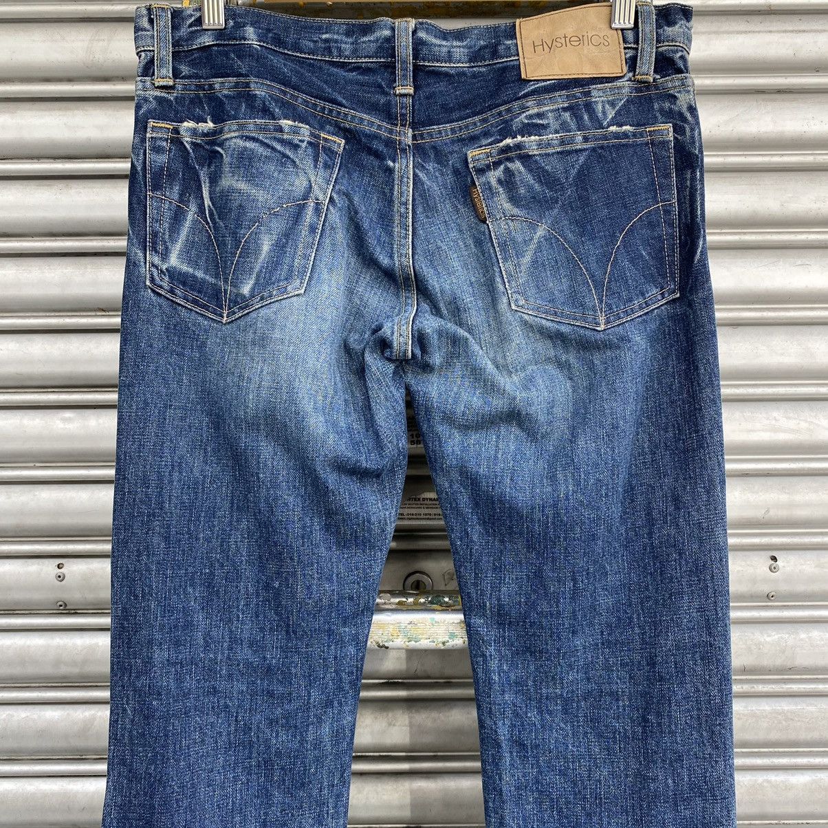 Hysteric Glamour Hysteric Glamour Patchwork Distressed Denim Blue Jeans Pants Size US 34 / EU 50 - 8 Thumbnail