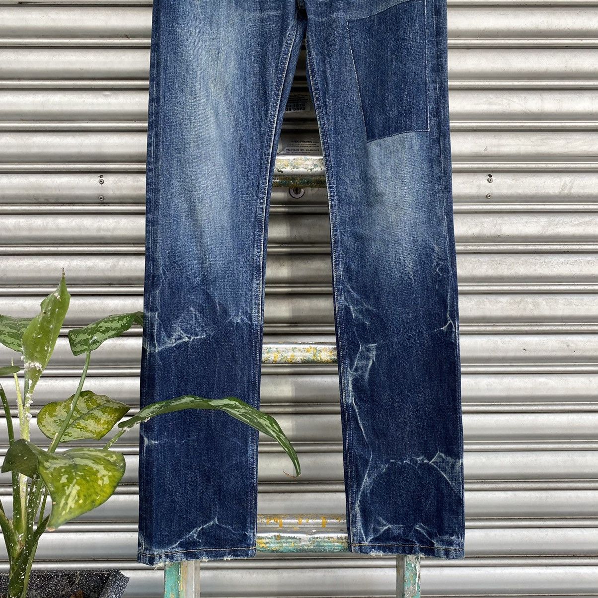 Hysteric Glamour Hysteric Glamour Patchwork Distressed Denim Blue Jeans Pants Size US 34 / EU 50 - 9 Thumbnail