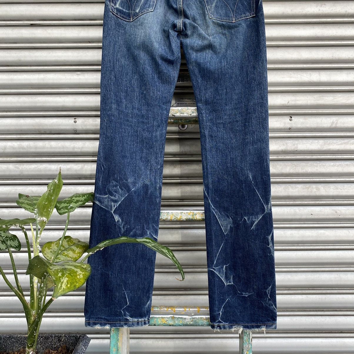 Hysteric Glamour Hysteric Glamour Patchwork Distressed Denim Blue Jeans Pants Size US 34 / EU 50 - 10 Thumbnail