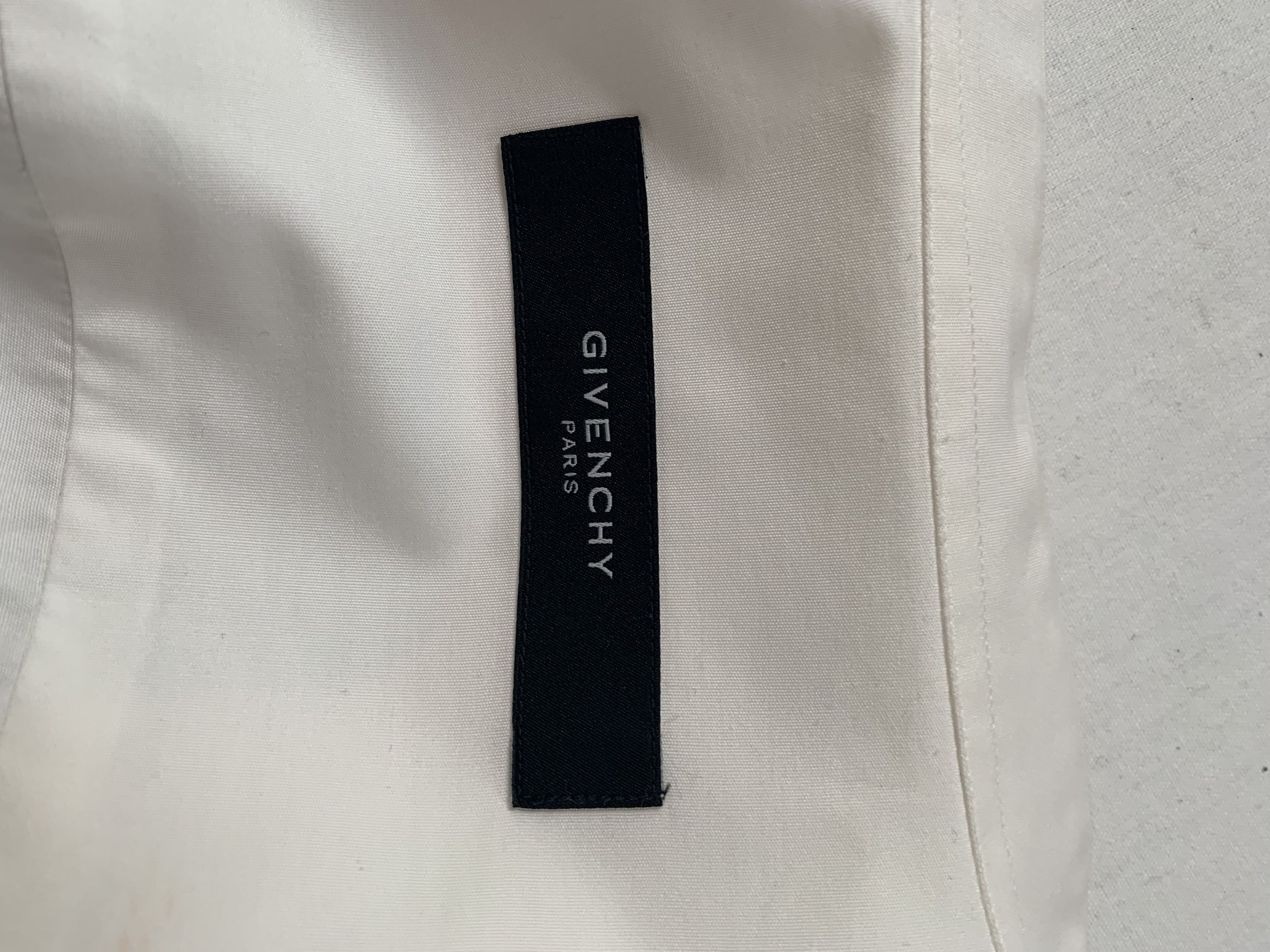 Givenchy Givenchy White Frame Shirt Size US L / EU 52-54 / 3 - 6 Thumbnail