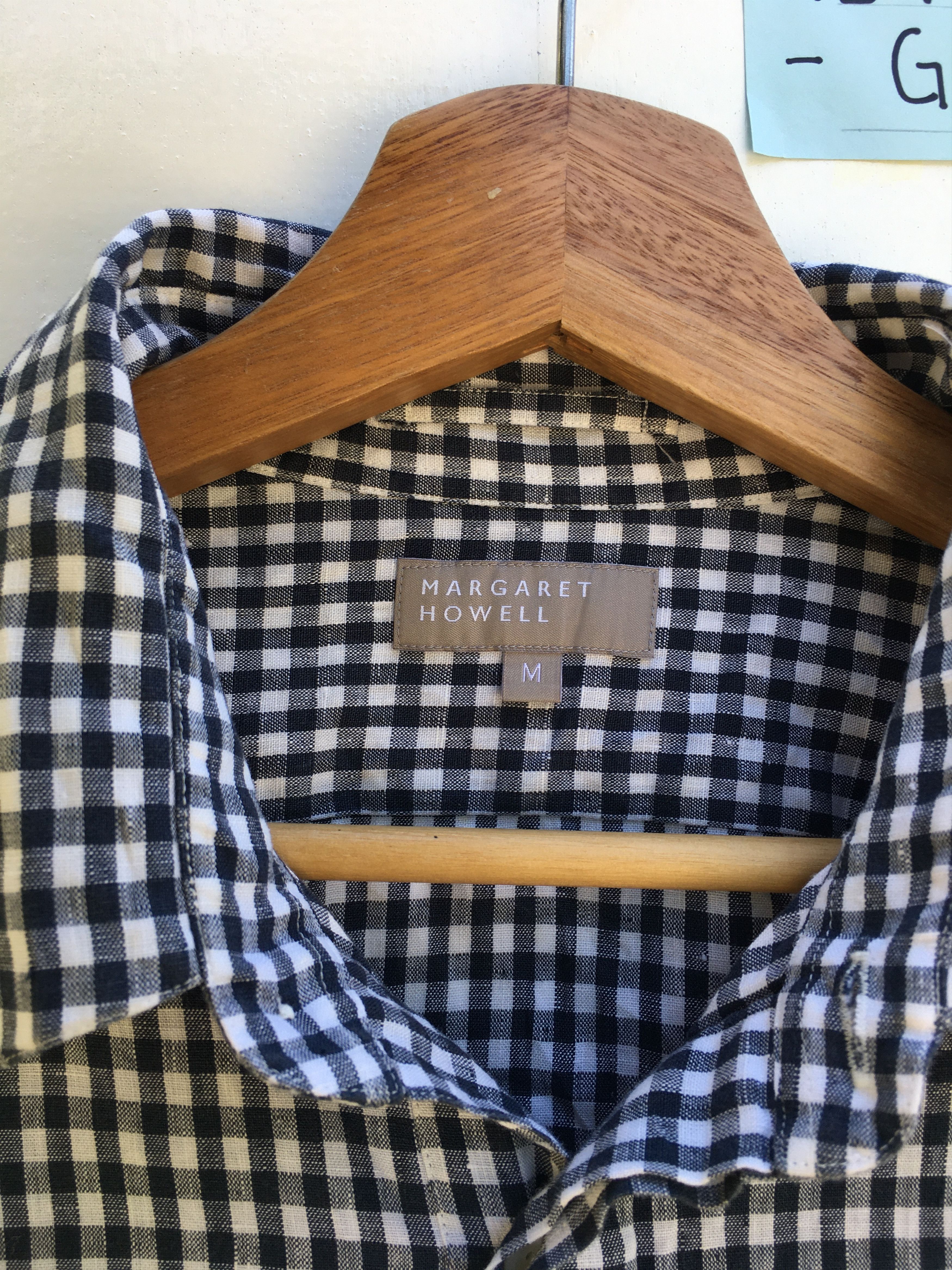 Margaret Howell Vintage Margaret Howell Checkered Tops Size US M / EU 48-50 / 2 - 8 Thumbnail