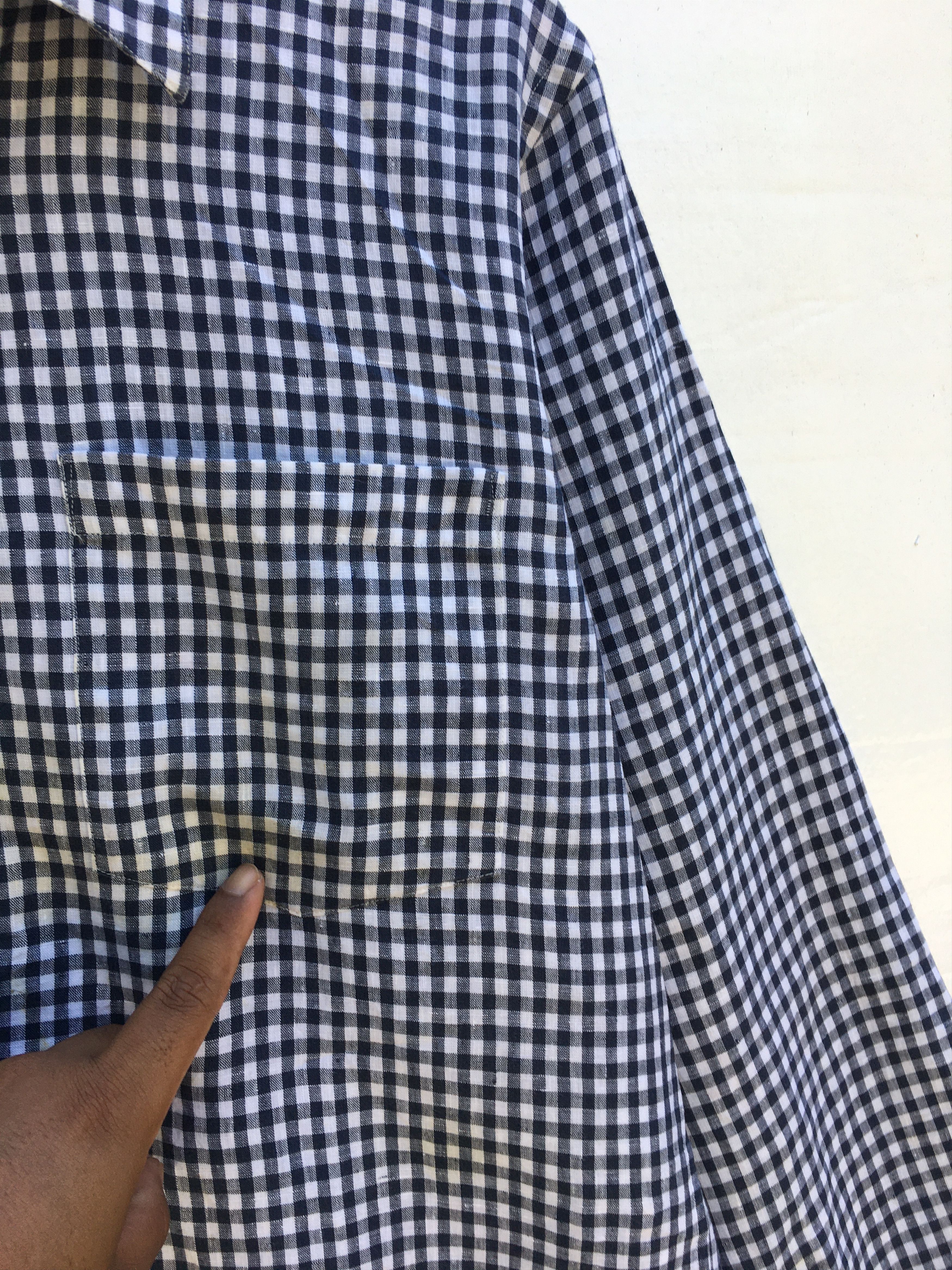 Margaret Howell Vintage Margaret Howell Checkered Tops Size US M / EU 48-50 / 2 - 10 Thumbnail