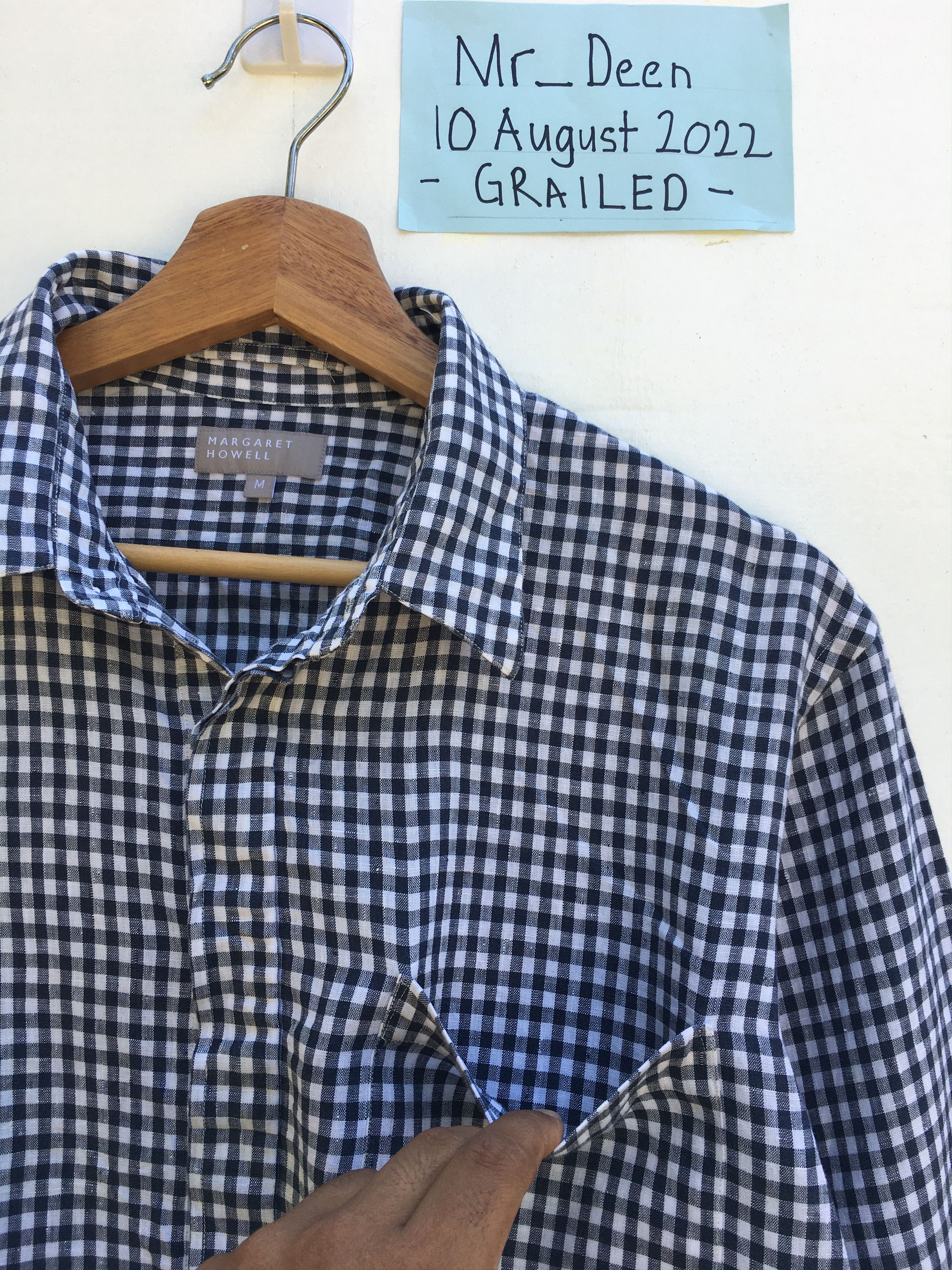 Margaret Howell Vintage Margaret Howell Checkered Tops Size US M / EU 48-50 / 2 - 11 Thumbnail