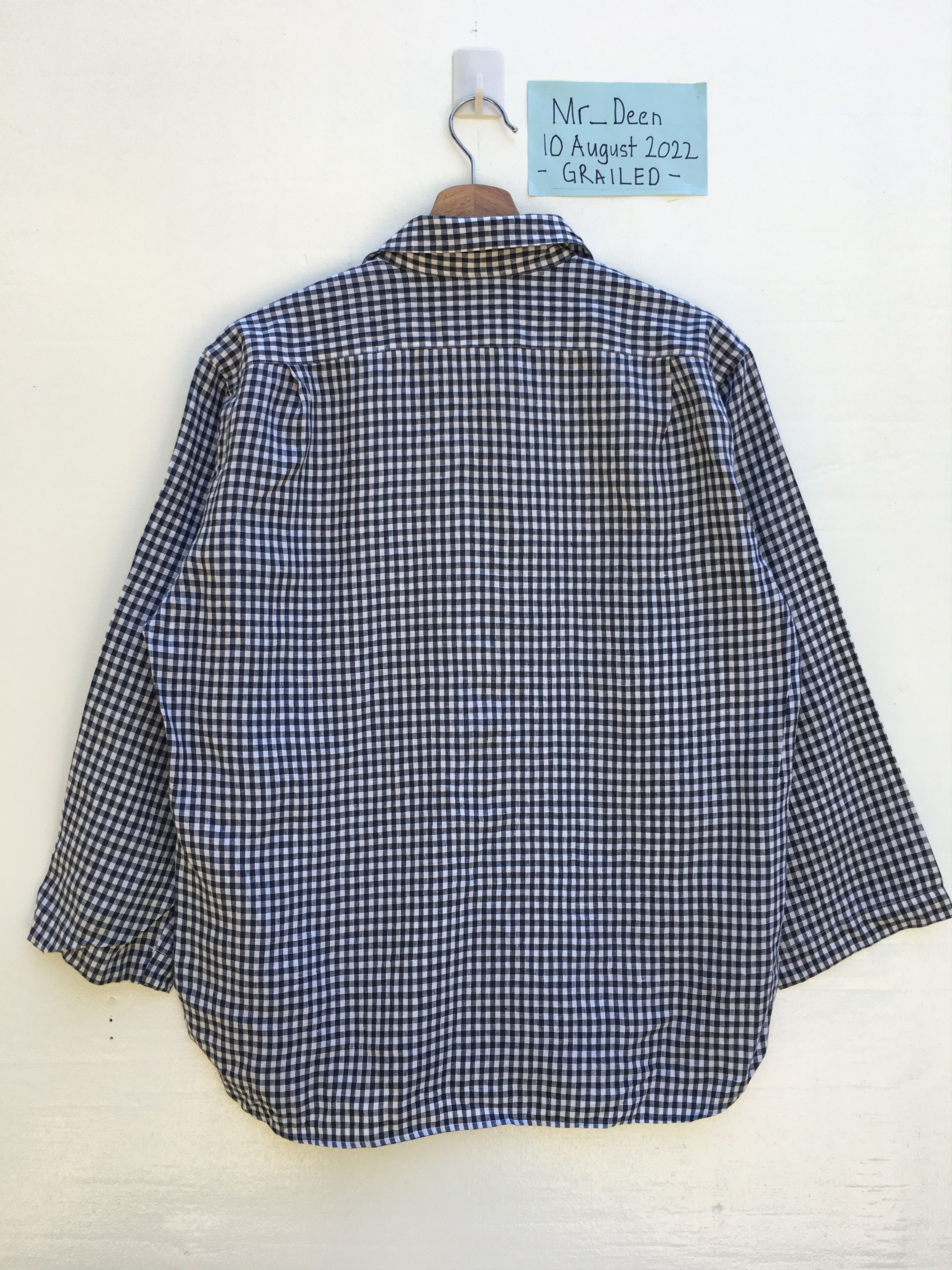 Margaret Howell Vintage Margaret Howell Checkered Tops Size US M / EU 48-50 / 2 - 16 Thumbnail