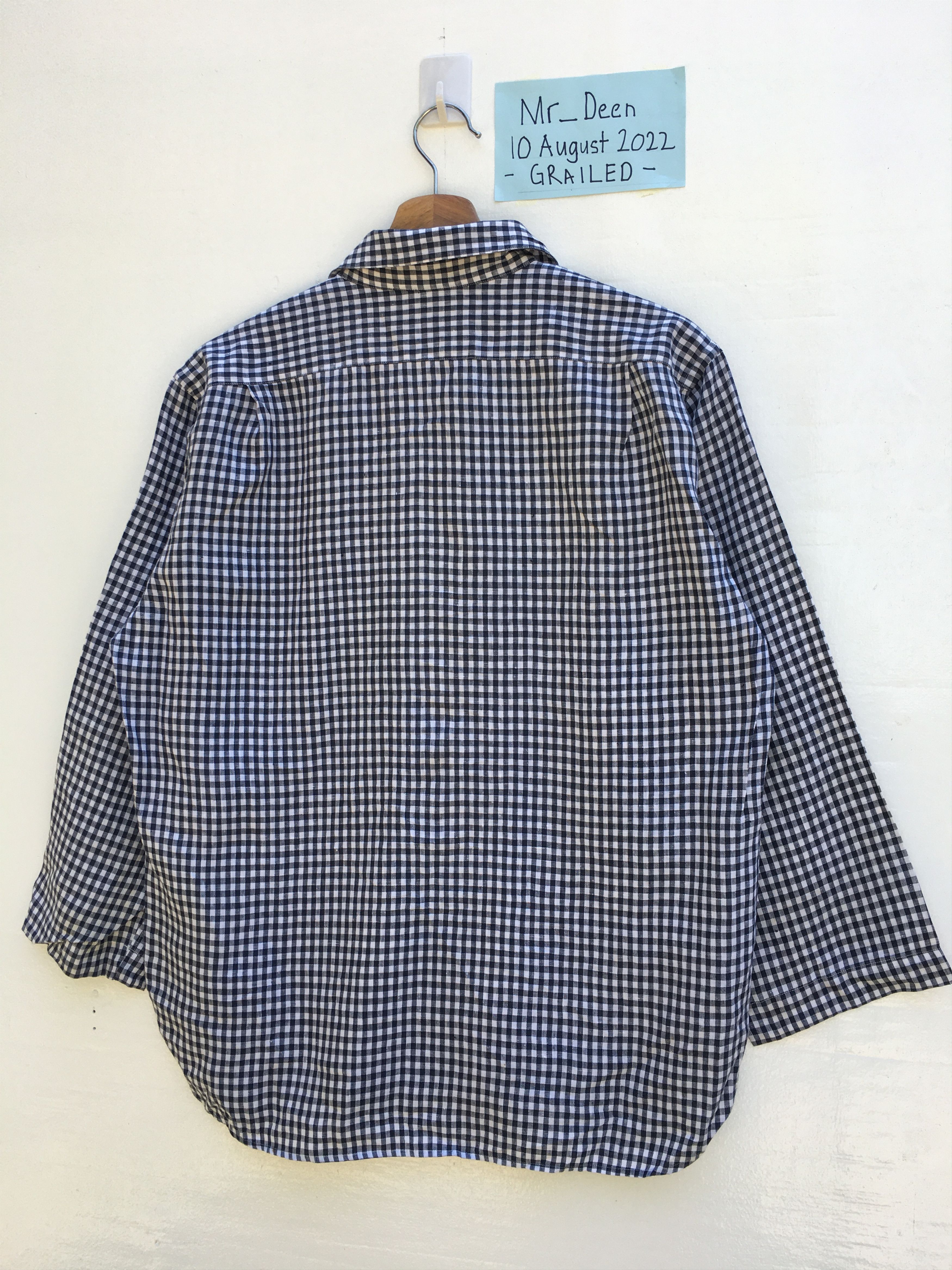 Margaret Howell Vintage Margaret Howell Checkered Tops Size US M / EU 48-50 / 2 - 18 Thumbnail