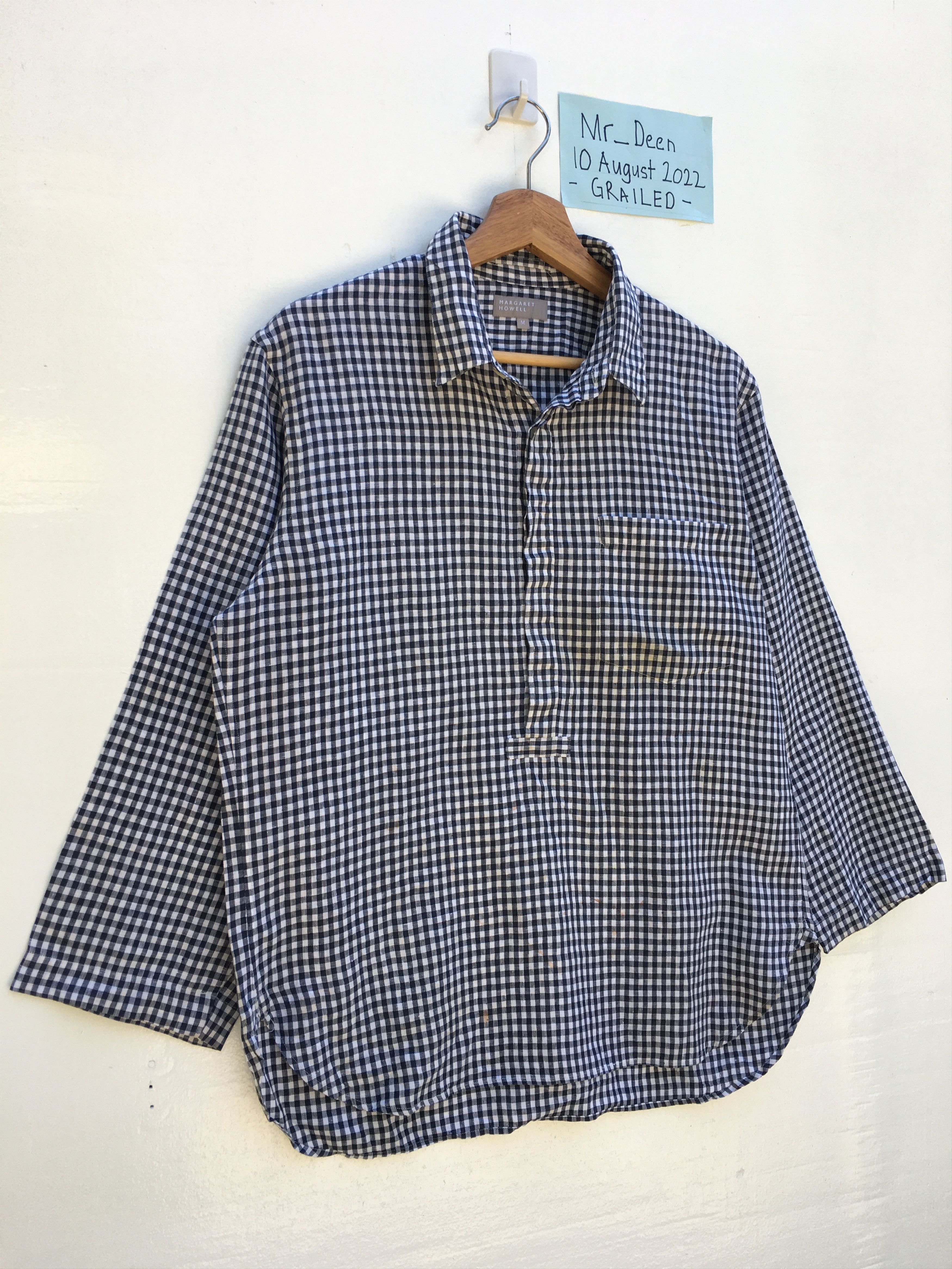 Margaret Howell Vintage Margaret Howell Checkered Tops Size US M / EU 48-50 / 2 - 2 Thumbnail