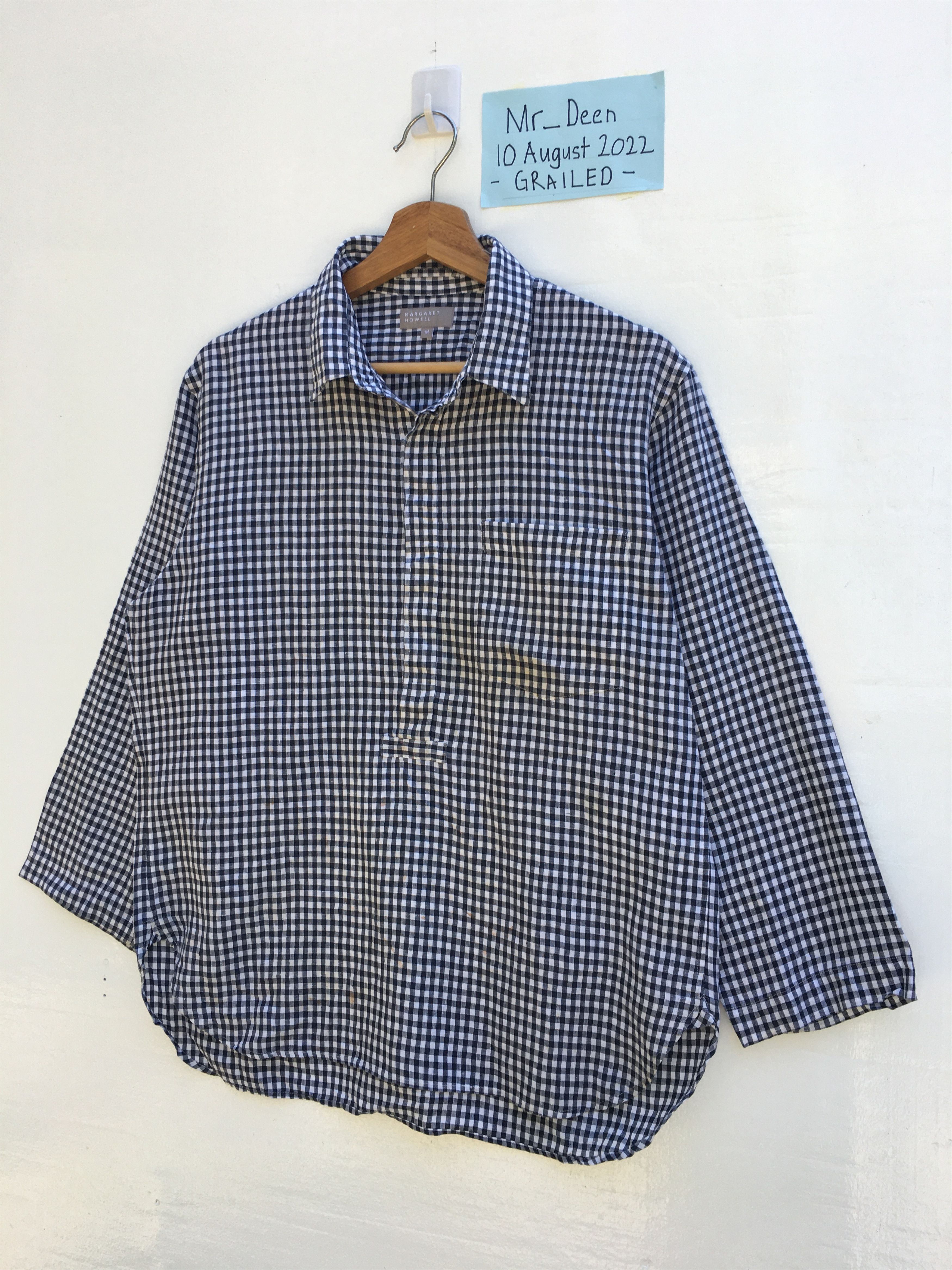 Margaret Howell Vintage Margaret Howell Checkered Tops Size US M / EU 48-50 / 2 - 3 Thumbnail
