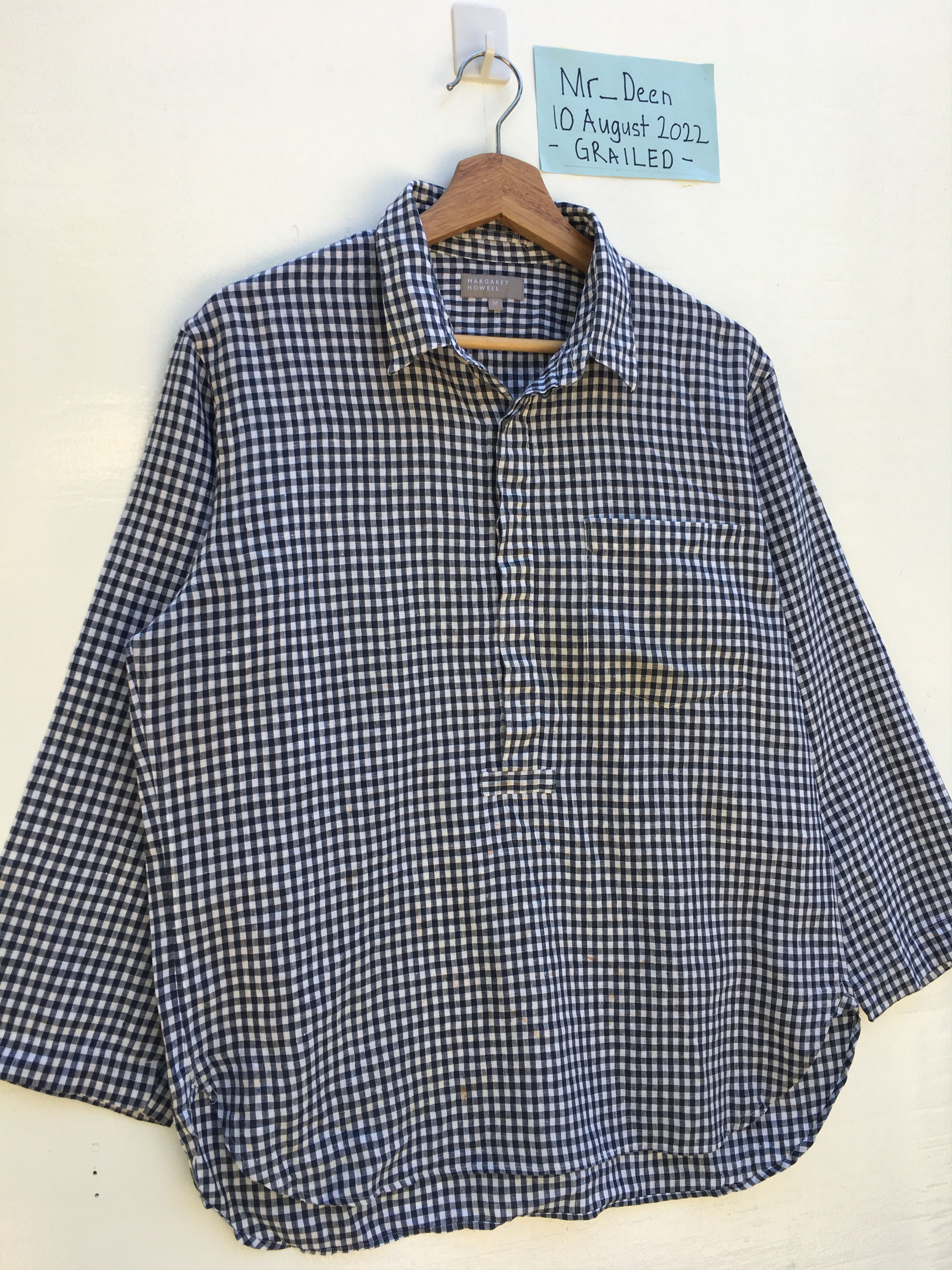Margaret Howell Vintage Margaret Howell Checkered Tops Size US M / EU 48-50 / 2 - 5 Thumbnail