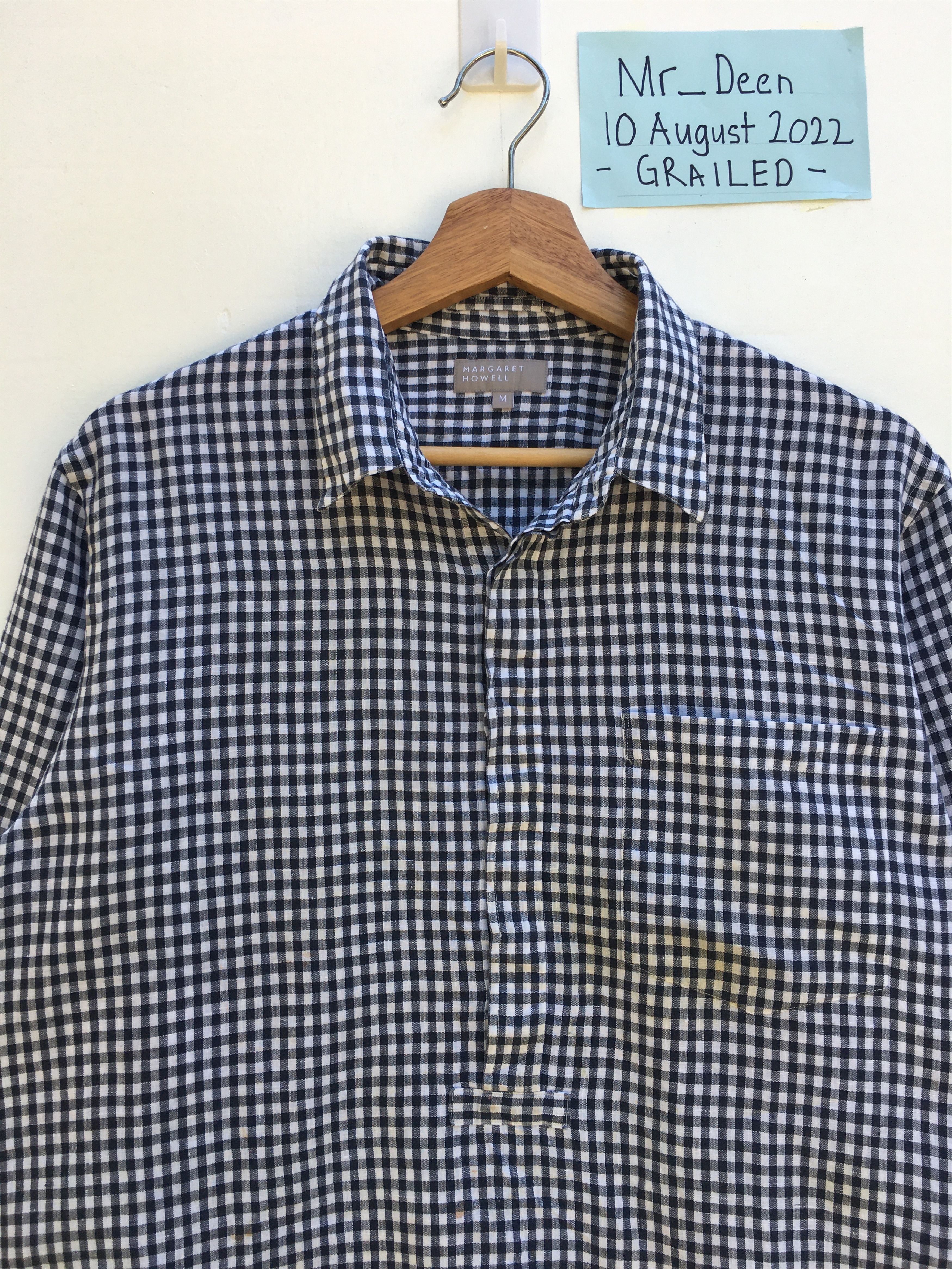 Margaret Howell Vintage Margaret Howell Checkered Tops Size US M / EU 48-50 / 2 - 6 Thumbnail