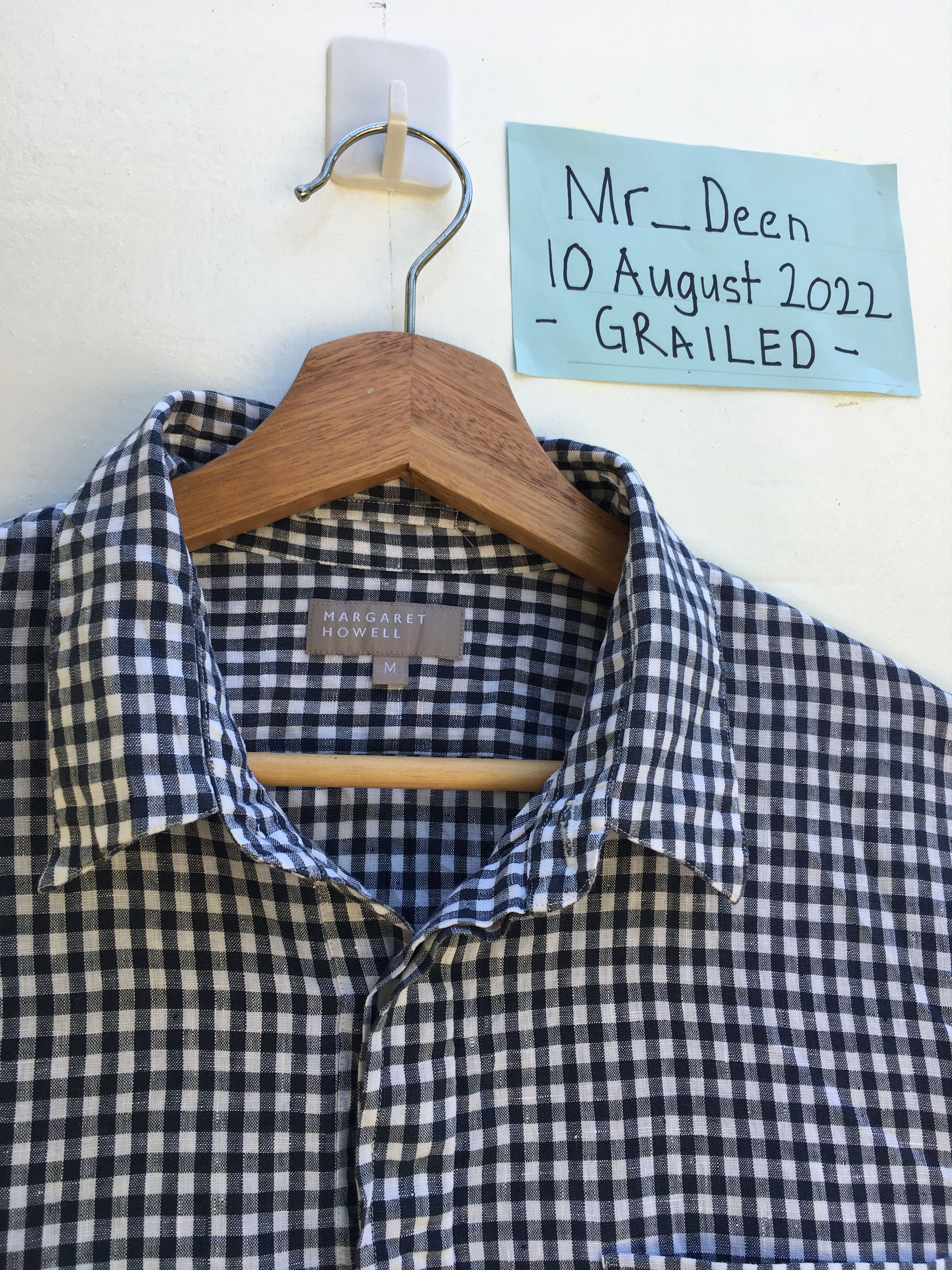 Margaret Howell Vintage Margaret Howell Checkered Tops Size US M / EU 48-50 / 2 - 7 Thumbnail