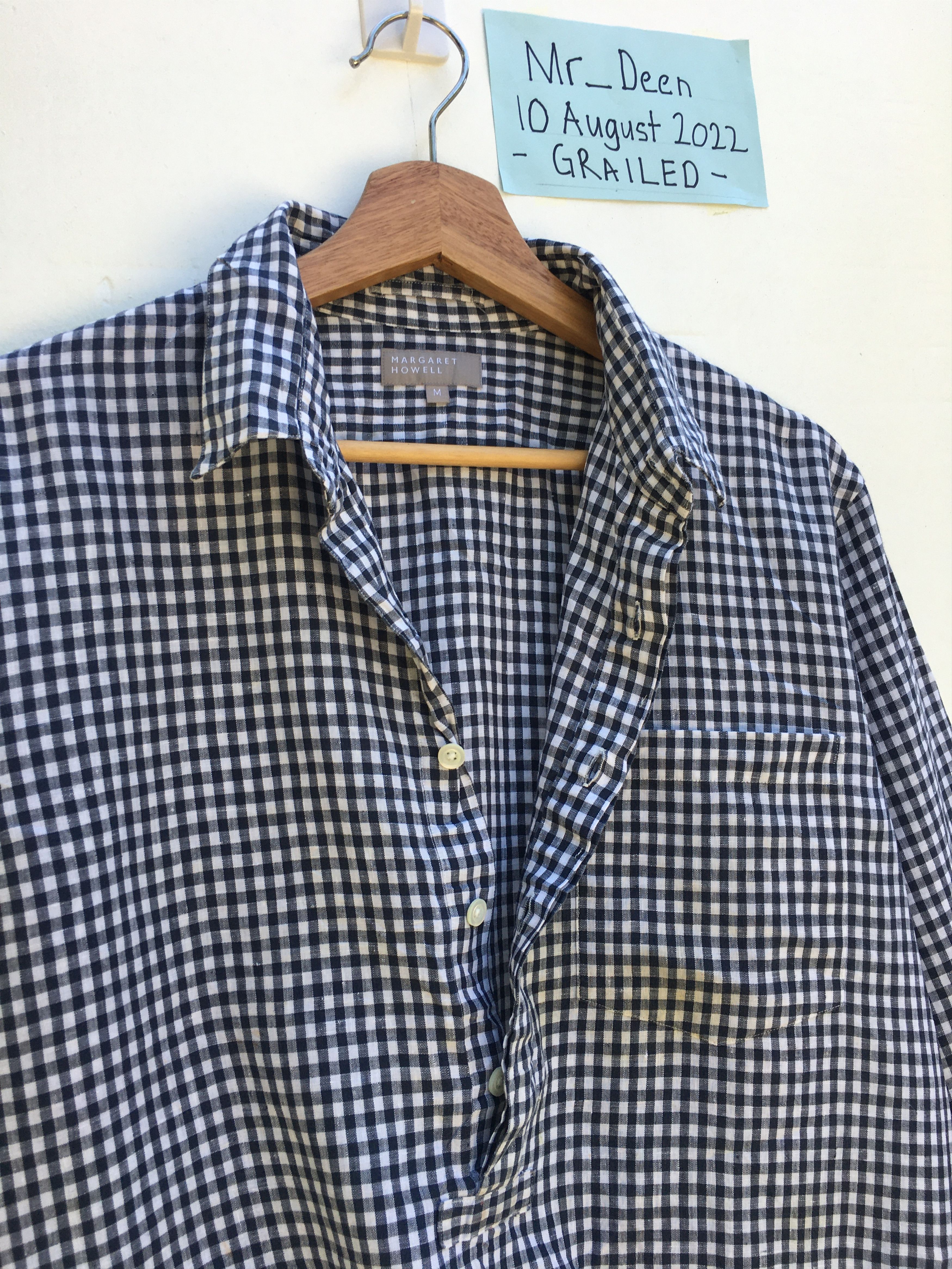 Margaret Howell Vintage Margaret Howell Checkered Tops Size US M / EU 48-50 / 2 - 12 Thumbnail